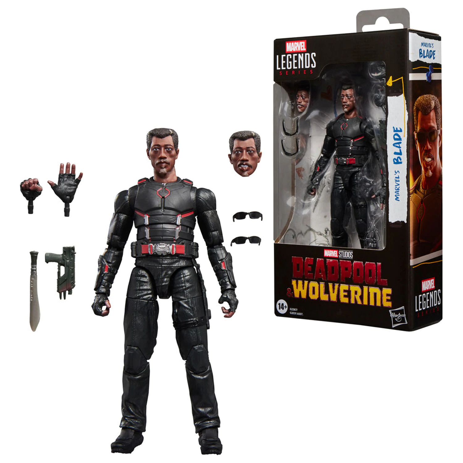 Marvel Legends Serie Deadpool & Wolverine Marvel's Blade Figur 15 cm Produktfoto