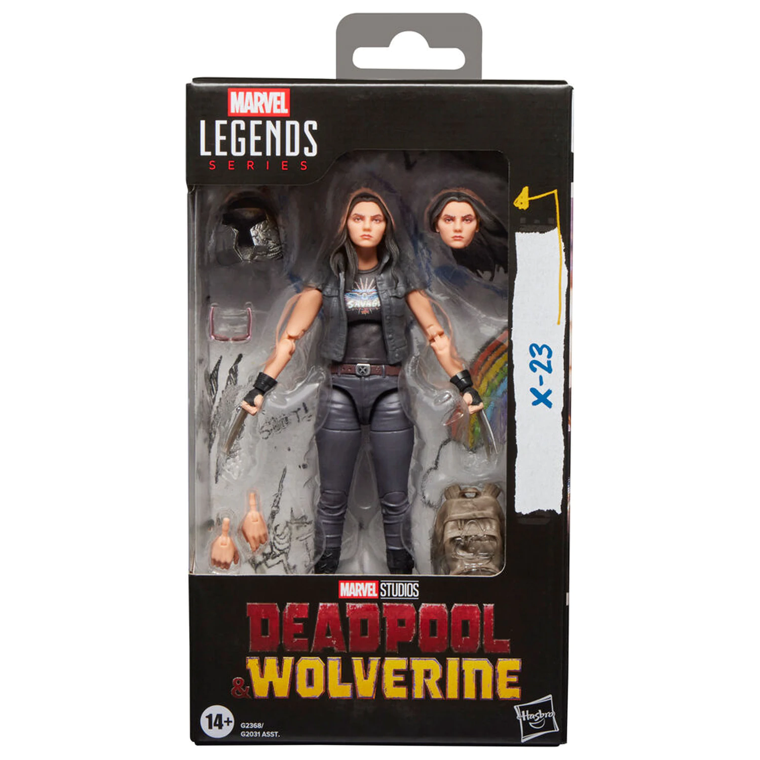 Marvel Legends Series Deadpool & Wolverine X-23 Figur 15 cm Produktfoto