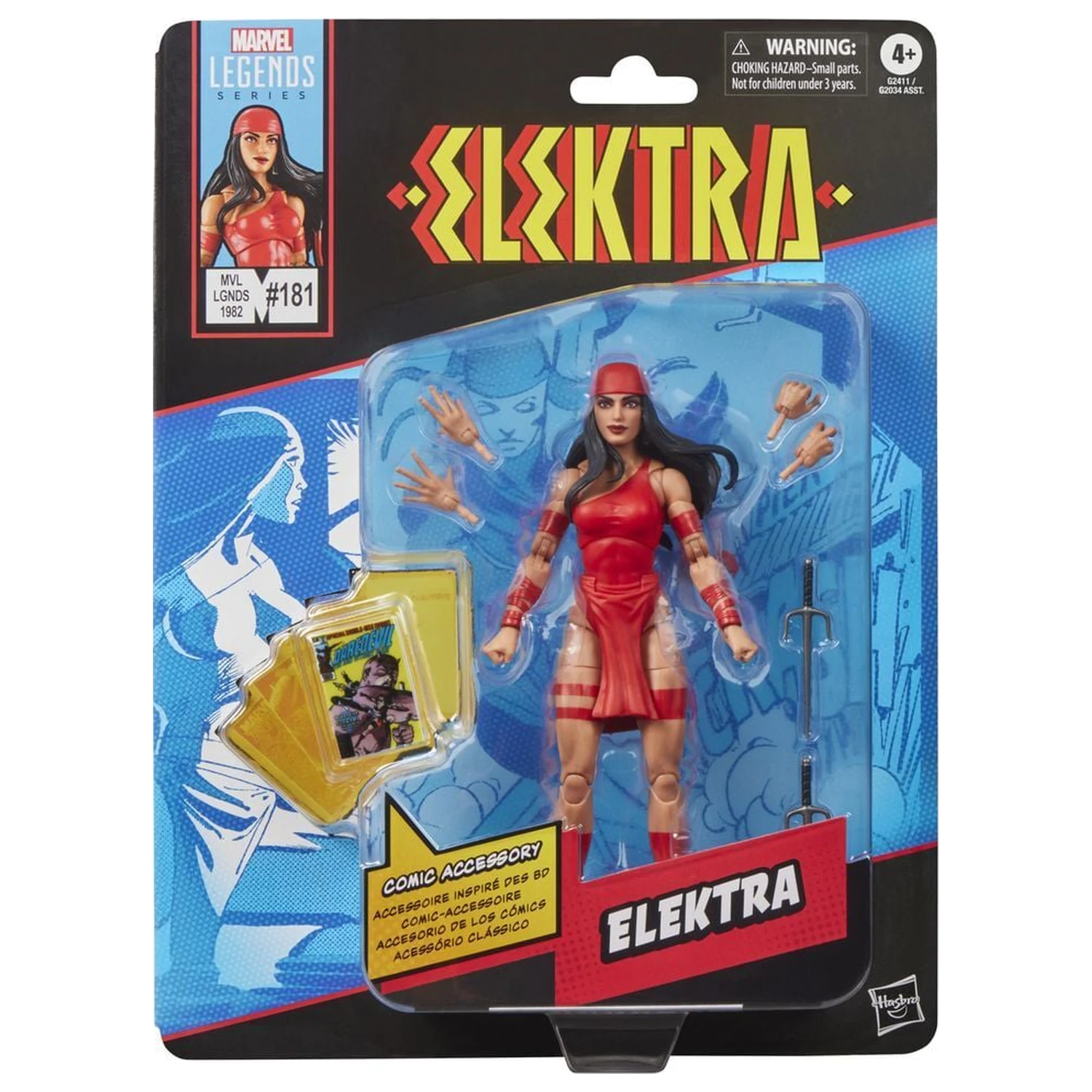 Marvel Legends Series Elektra Figur 15cm Produktfoto