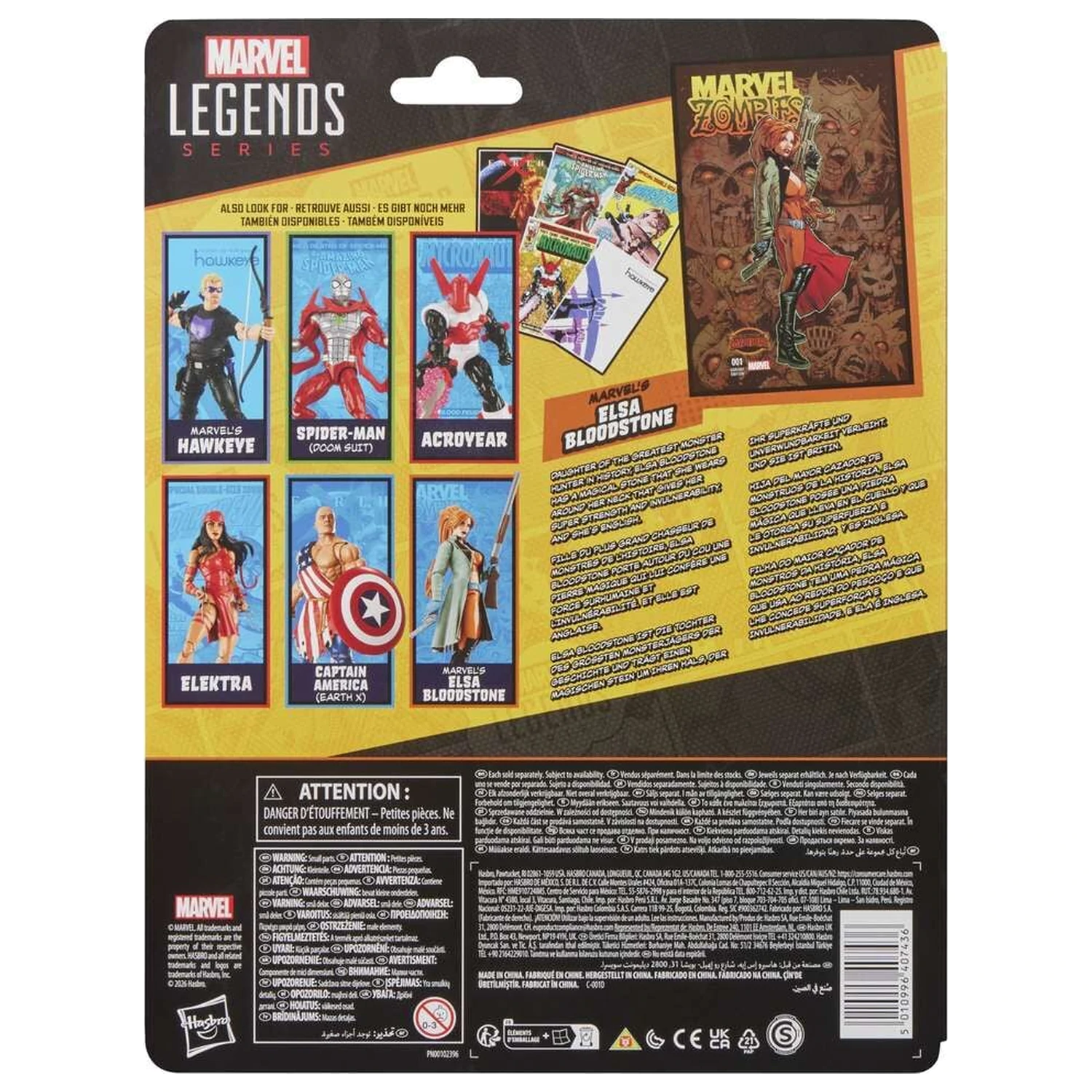 Marvel Legends Series Elsa Bloodstone Zombies Figur 15cm Produktfoto