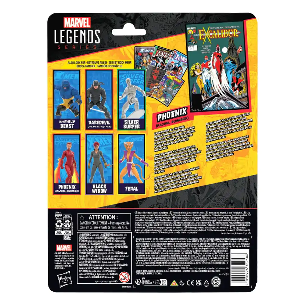 Marvel Legends Series Excalibur Phoenix Rachel Summers Figur 15cm Produktfoto