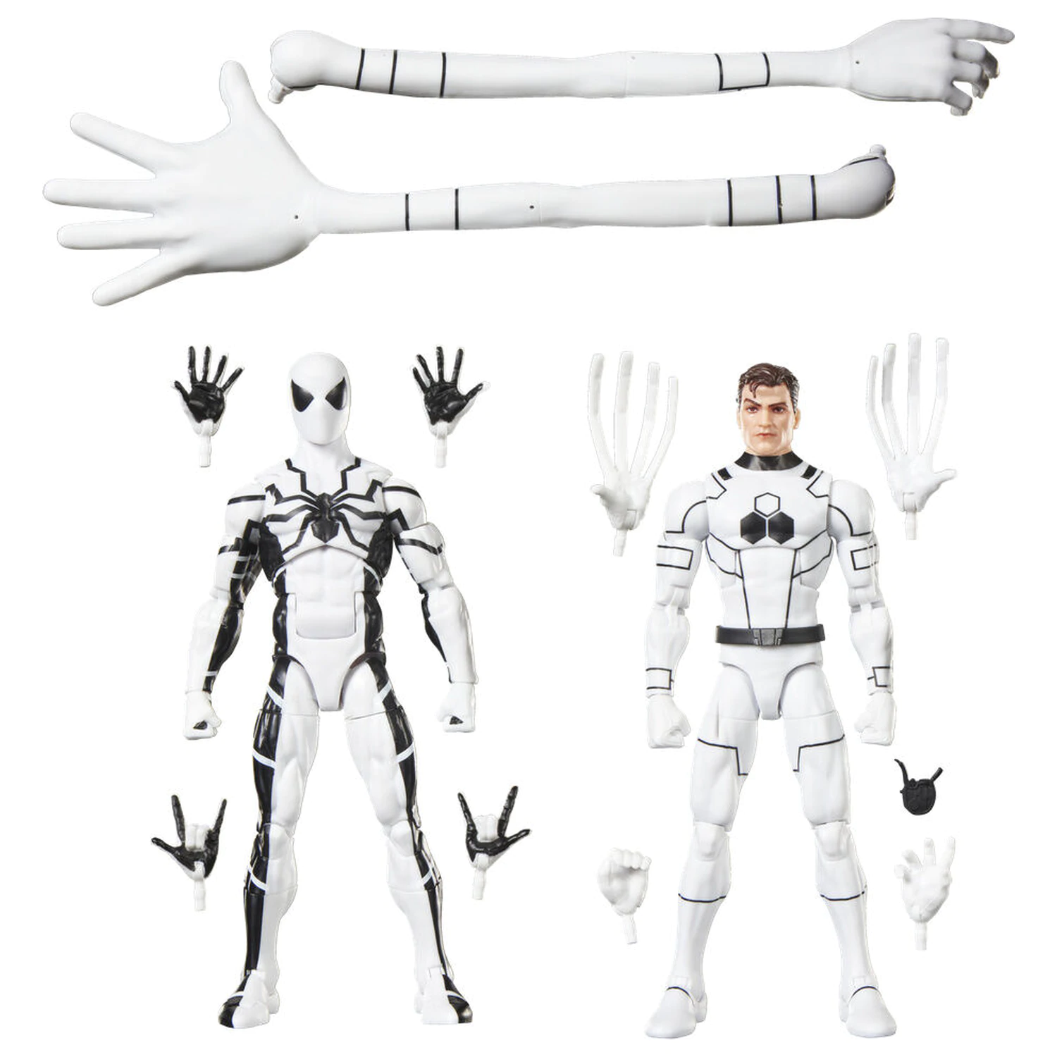 Marvel Legends Series Fantastic Four Mister Fantastic & Spiderman Set 2 Figuren 15cm Produktfoto