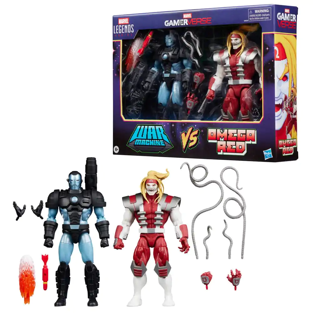 Marvel Legends Series Gamerverse Marvel's War Machine vs Marvel's Omega Red Blister 2 Figuren 15cm Produktfoto