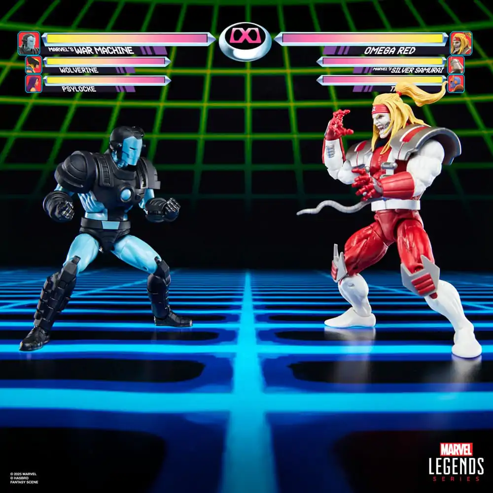 Marvel Legends Series Gamerverse Marvel's War Machine vs Marvel's Omega Red Blister 2 Figuren 15cm Produktfoto