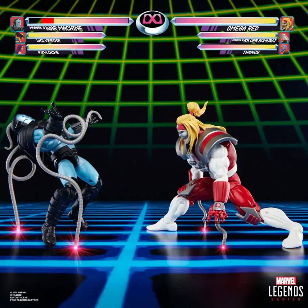 Marvel Legends Series Gamerverse Marvel's War Machine vs Marvel's Omega Red Blister 2 Figuren 15cm Produktfoto
