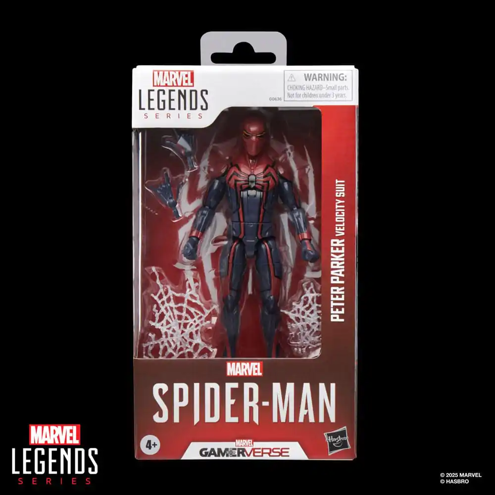 Marvel Legends Serie Gamerverse Spider-Man Velocity Suit Peter Parker Figur 15cm Produktfoto