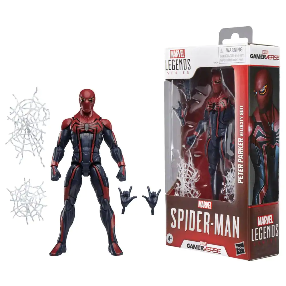 Marvel Legends Serie Gamerverse Spider-Man Velocity Suit Peter Parker Figur 15cm Produktfoto