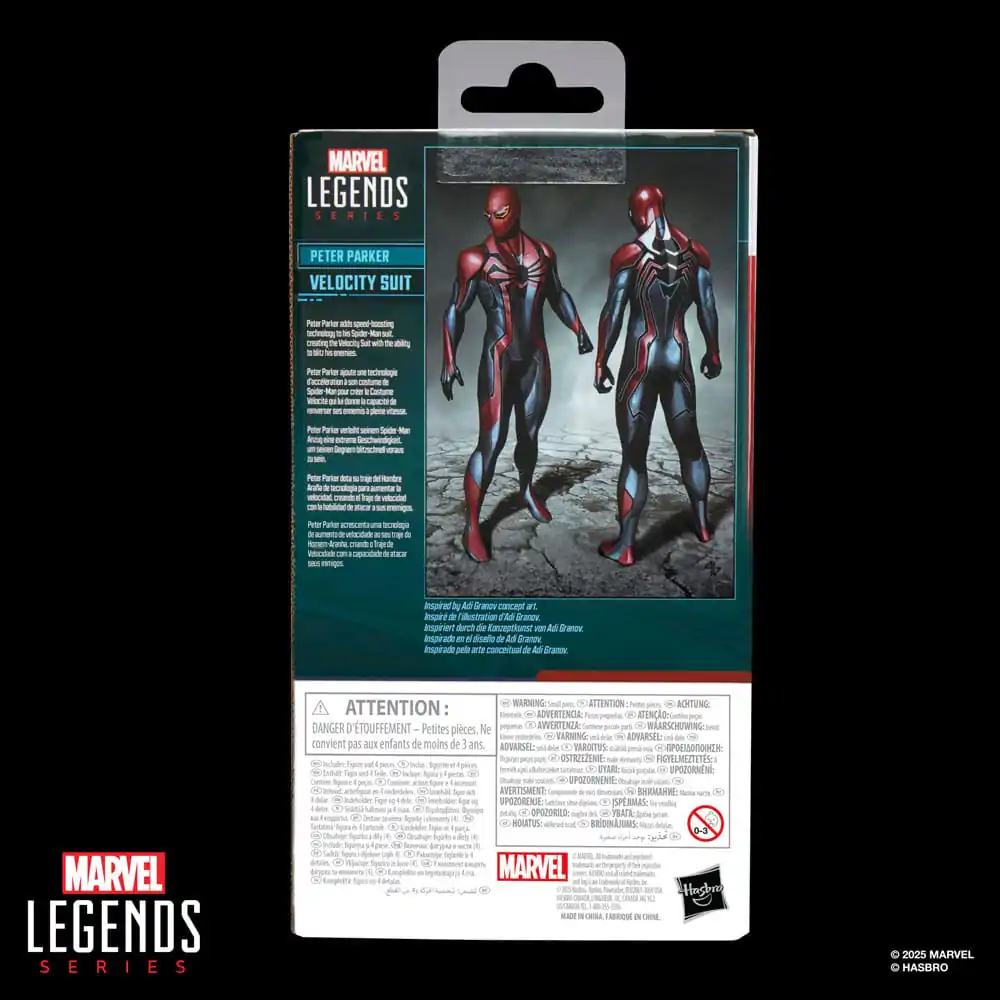 Marvel Legends Serie Gamerverse Spider-Man Velocity Suit Peter Parker Figur 15cm Produktfoto