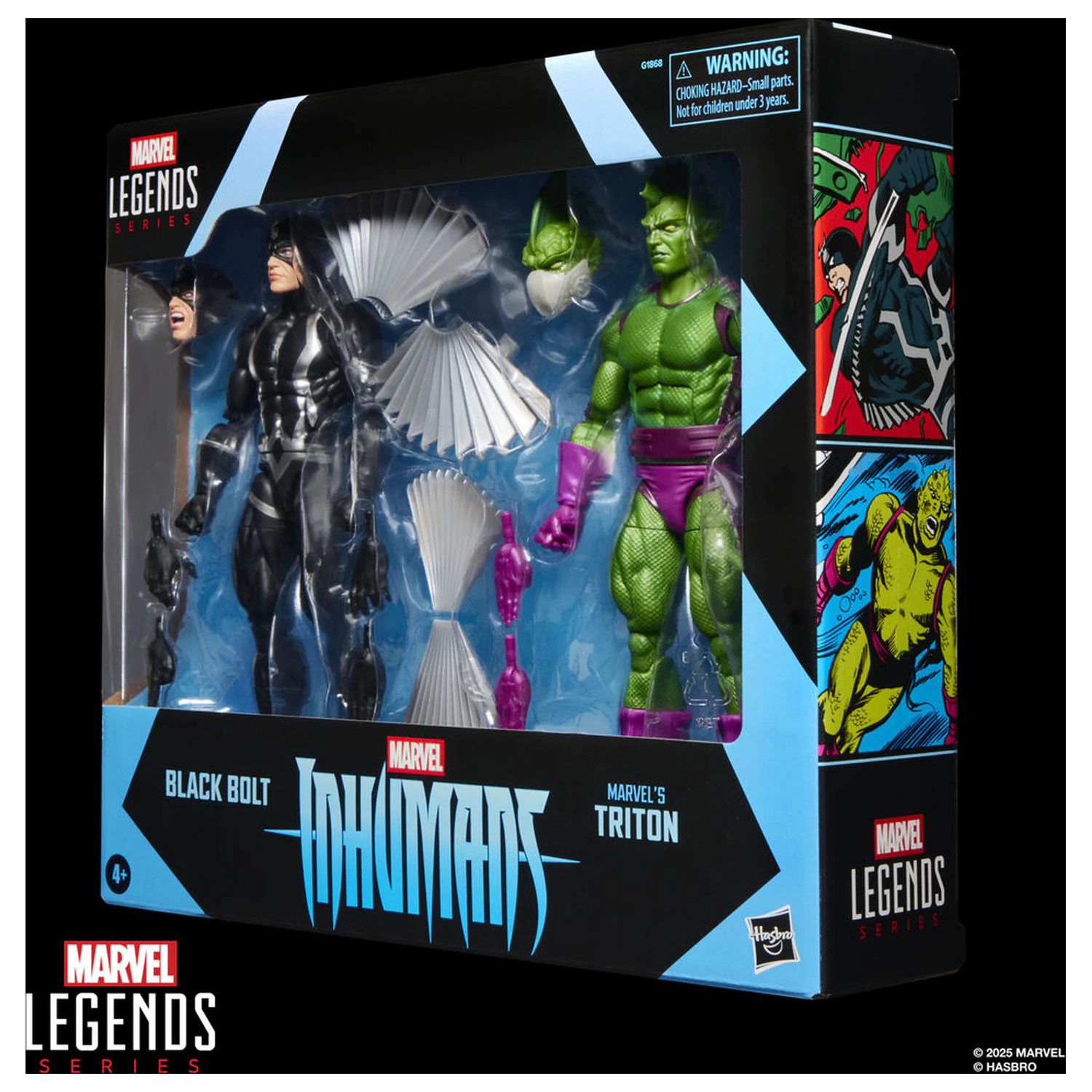 Marvel Legends Series Inhumans Black Bolt & Triton Doppelpack 2 Figuren 15 cm Produktfoto