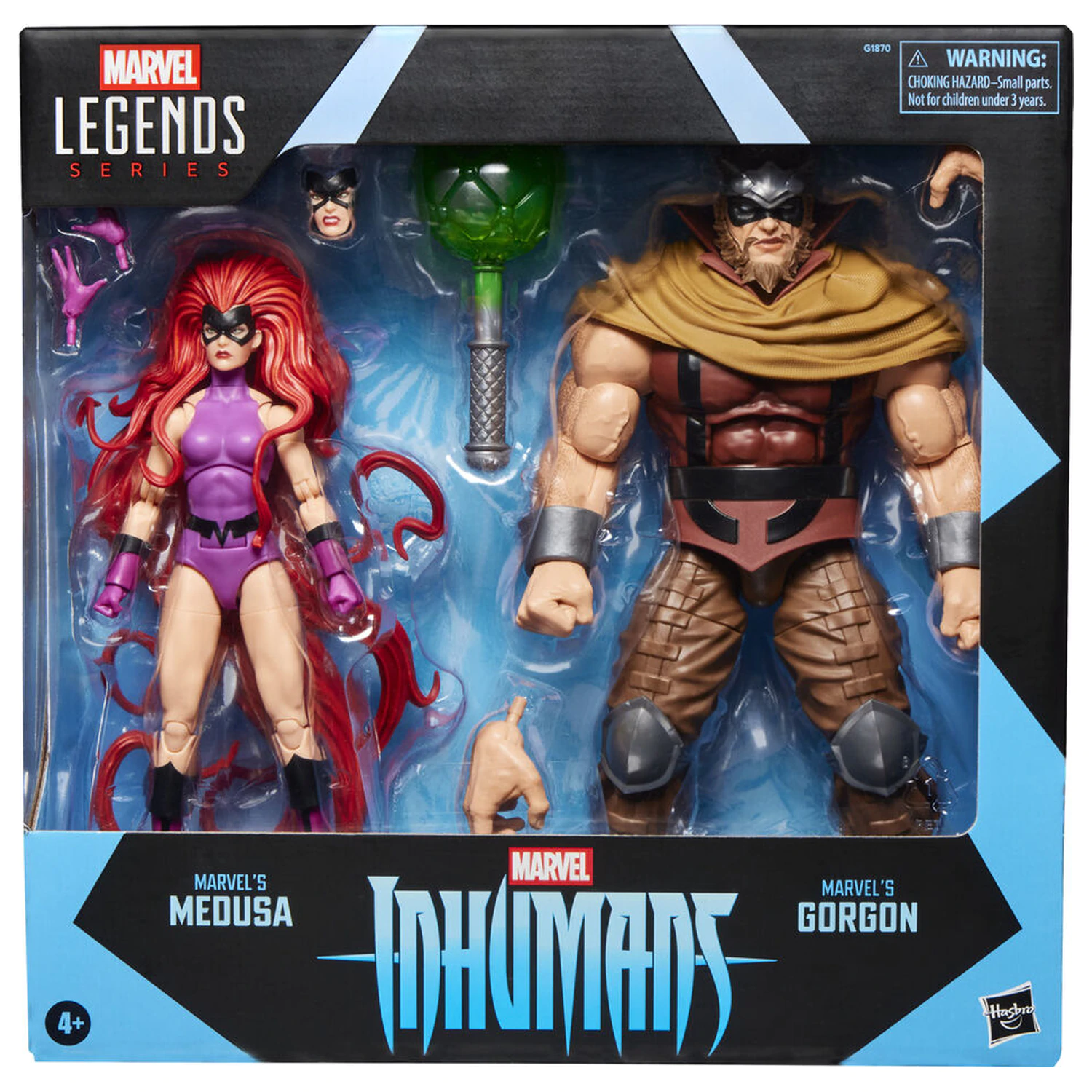 Marvel Legends Series Inhumans Medusa & Gorgon Pack 2 Figuren Produktfoto