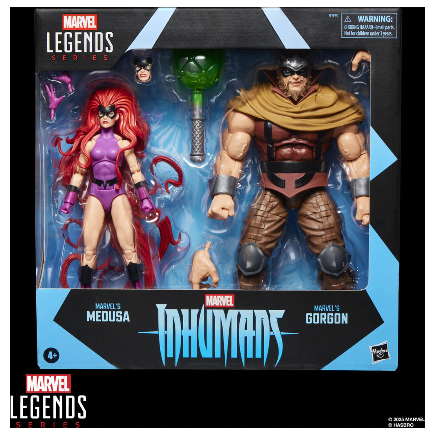 Marvel Legends Series Inhumans Medusa & Gorgon Pack 2 Figuren Produktfoto