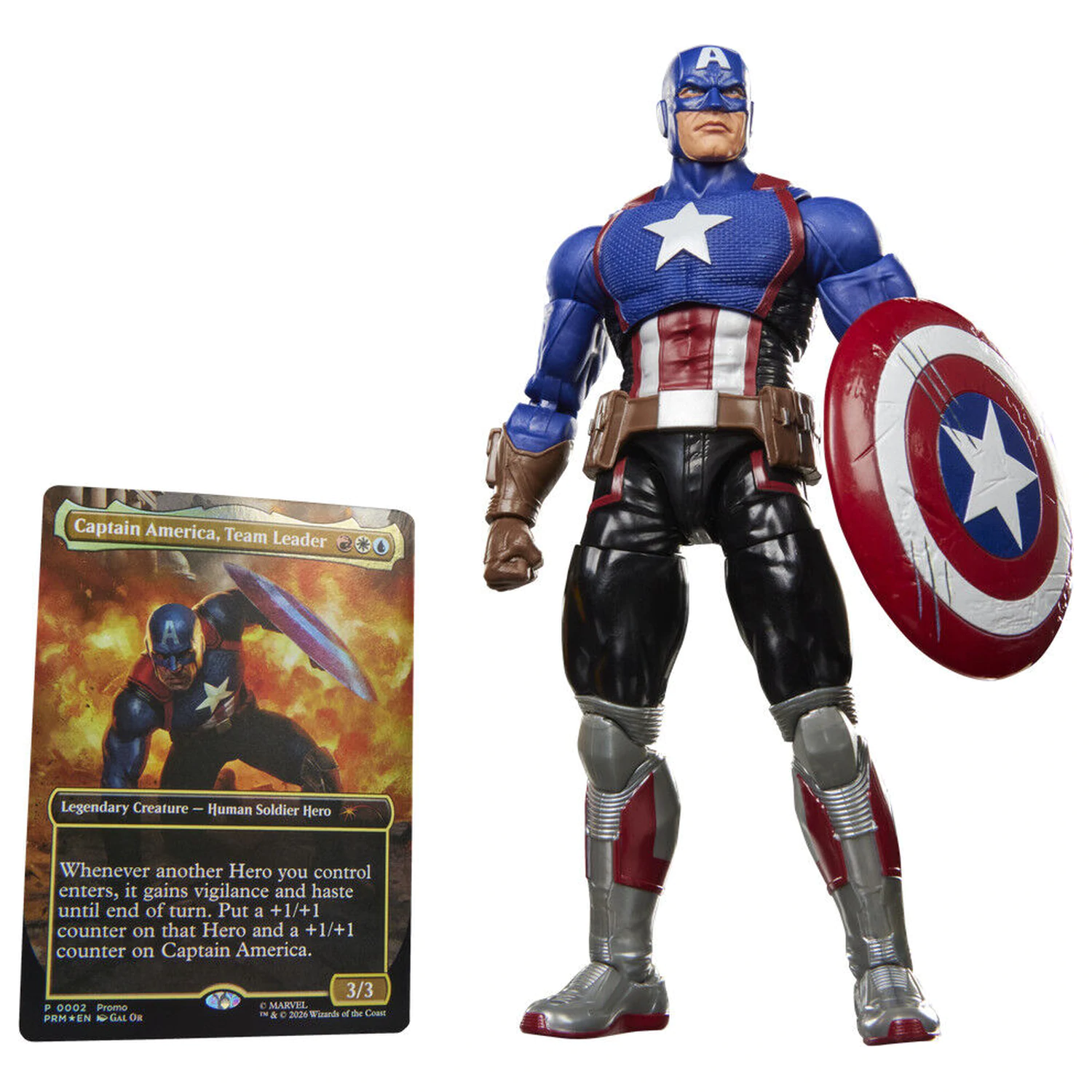 Marvel Legends Series Magic The Gathering Captain America Avengers Twilight Figur 15 cm Produktfoto