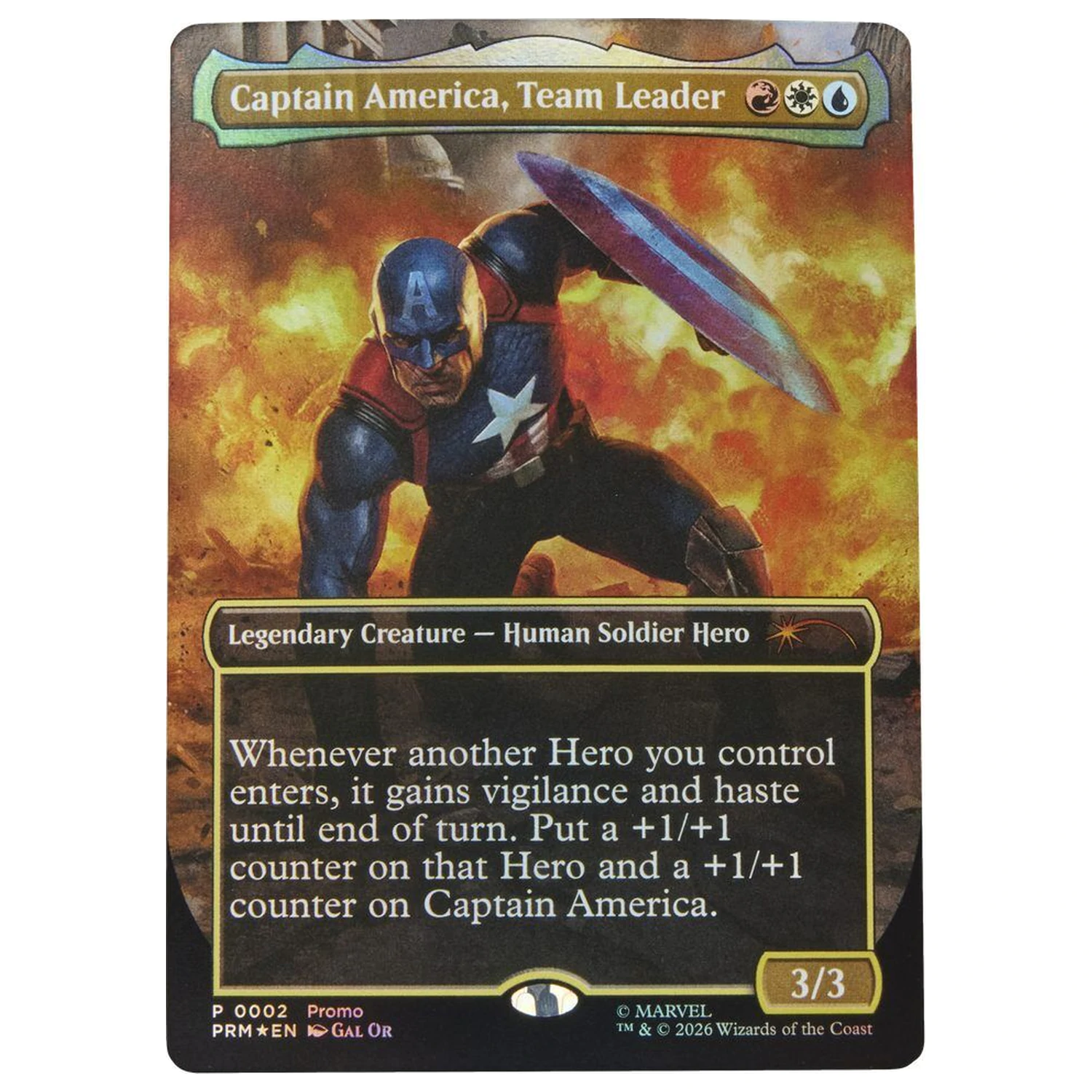 Marvel Legends Series Magic The Gathering Captain America Avengers Twilight Figur 15 cm Produktfoto