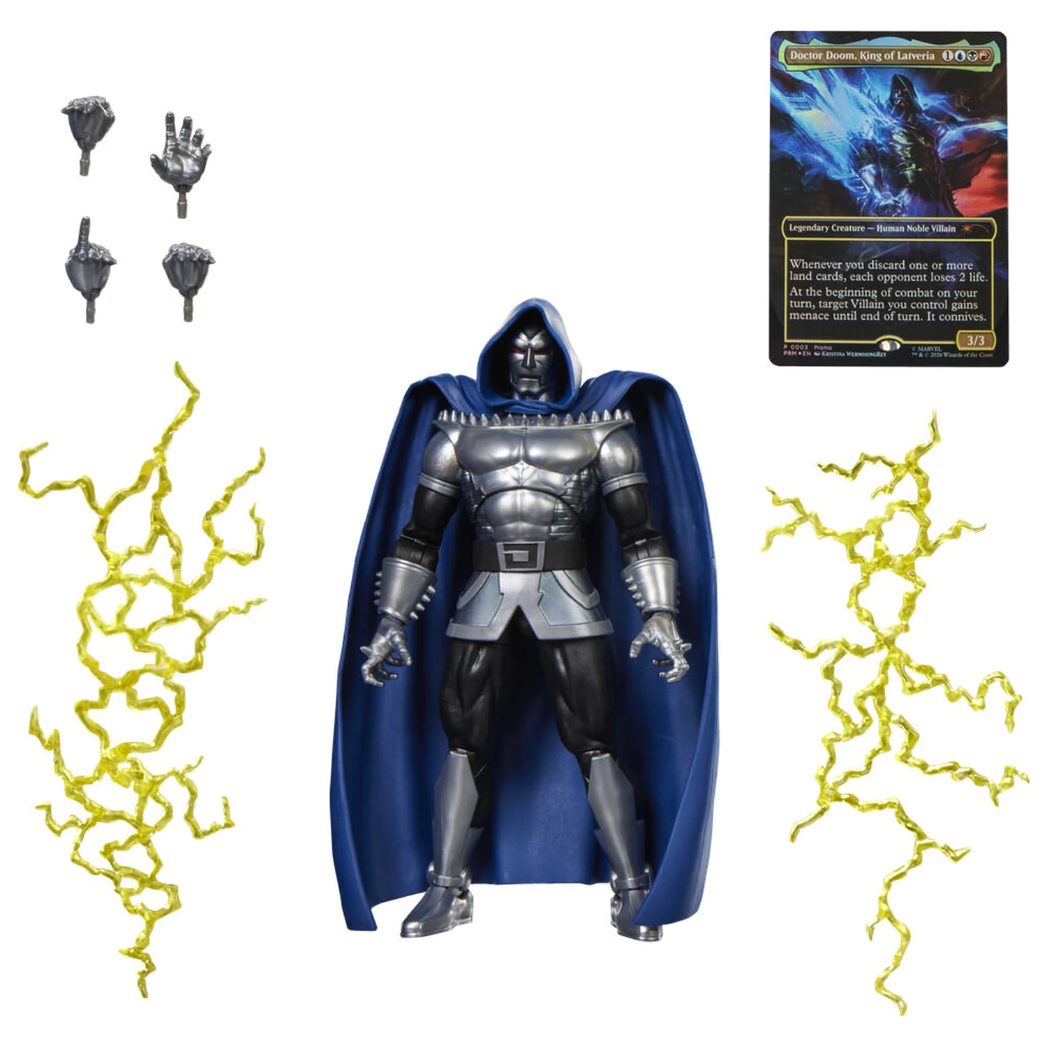 Marvel Legends Series Magic The Gathering Doctor Doom 2099 Figur 15cm Produktfoto
