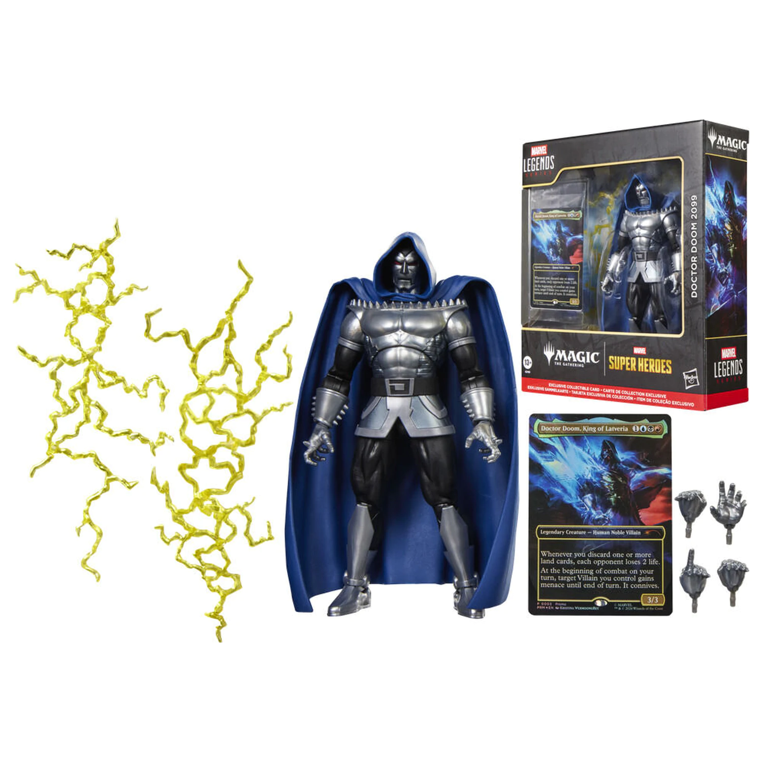 Marvel Legends Series Magic The Gathering Doctor Doom 2099 Figur 15cm Produktfoto