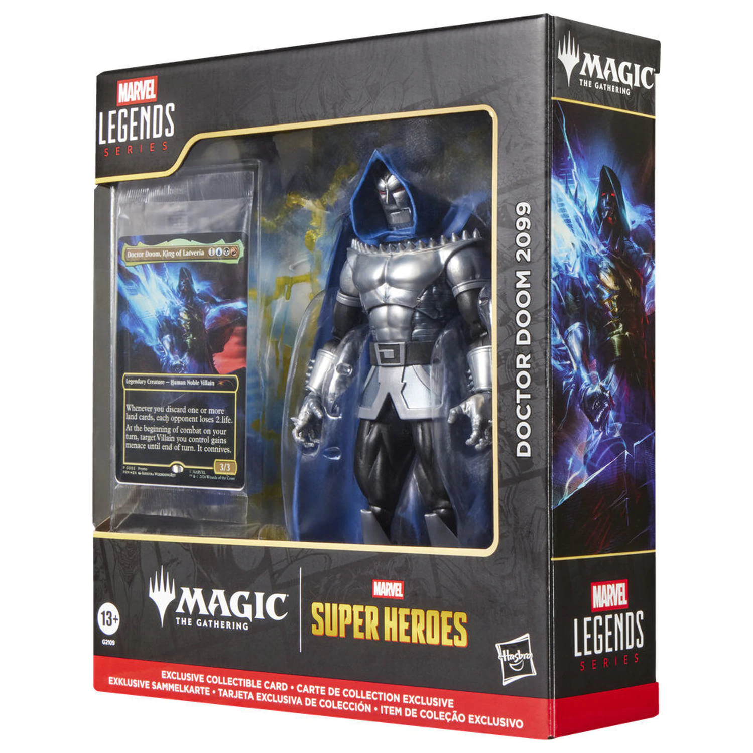 Marvel Legends Series Magic The Gathering Doctor Doom 2099 Figur 15cm Produktfoto