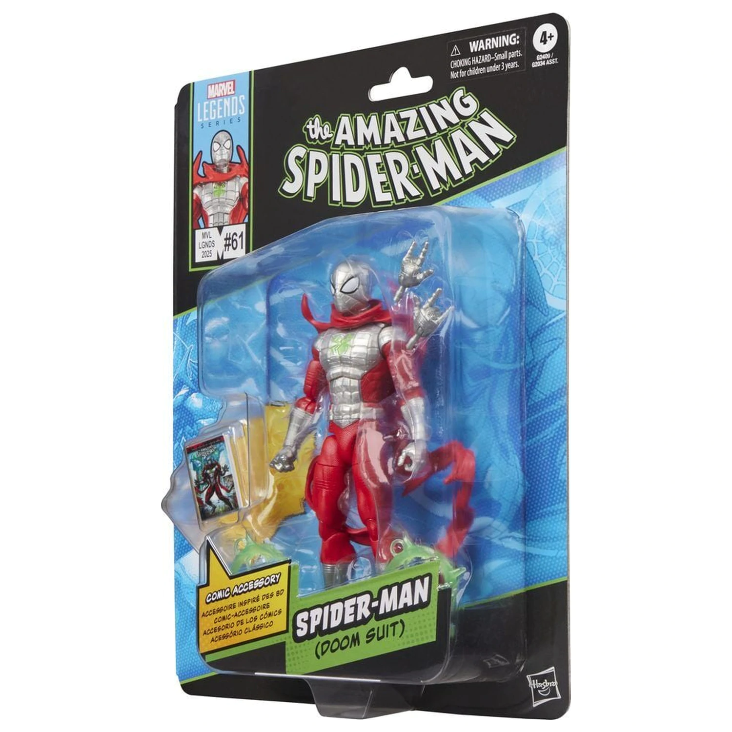 Marvel Legends Series Spiderman Doom Suit The Amazing Spider-Man Figur 15cm Produktfoto