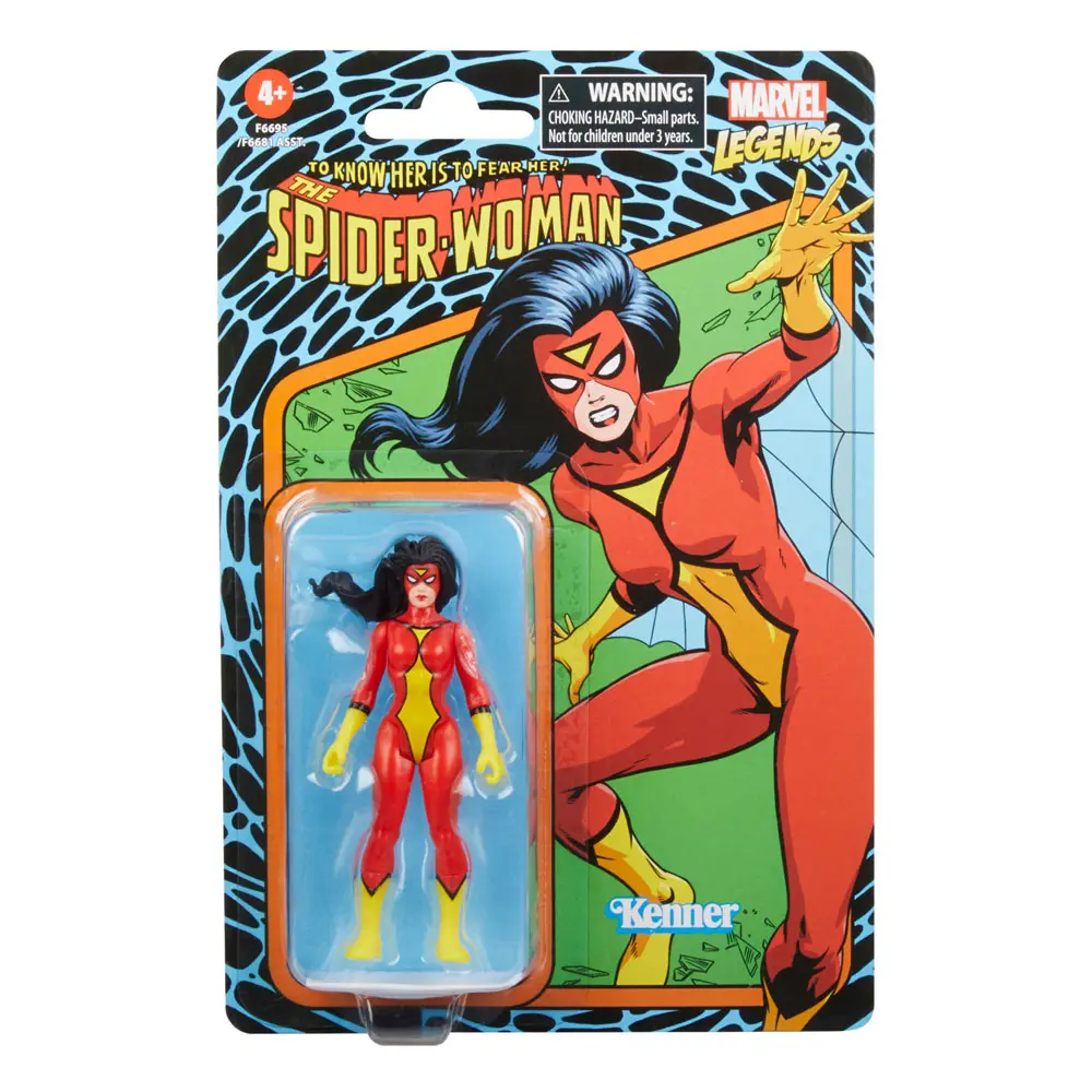 Marvel Legends Series Retro Actionfigur Spider-Woman 15 cm Produktfoto