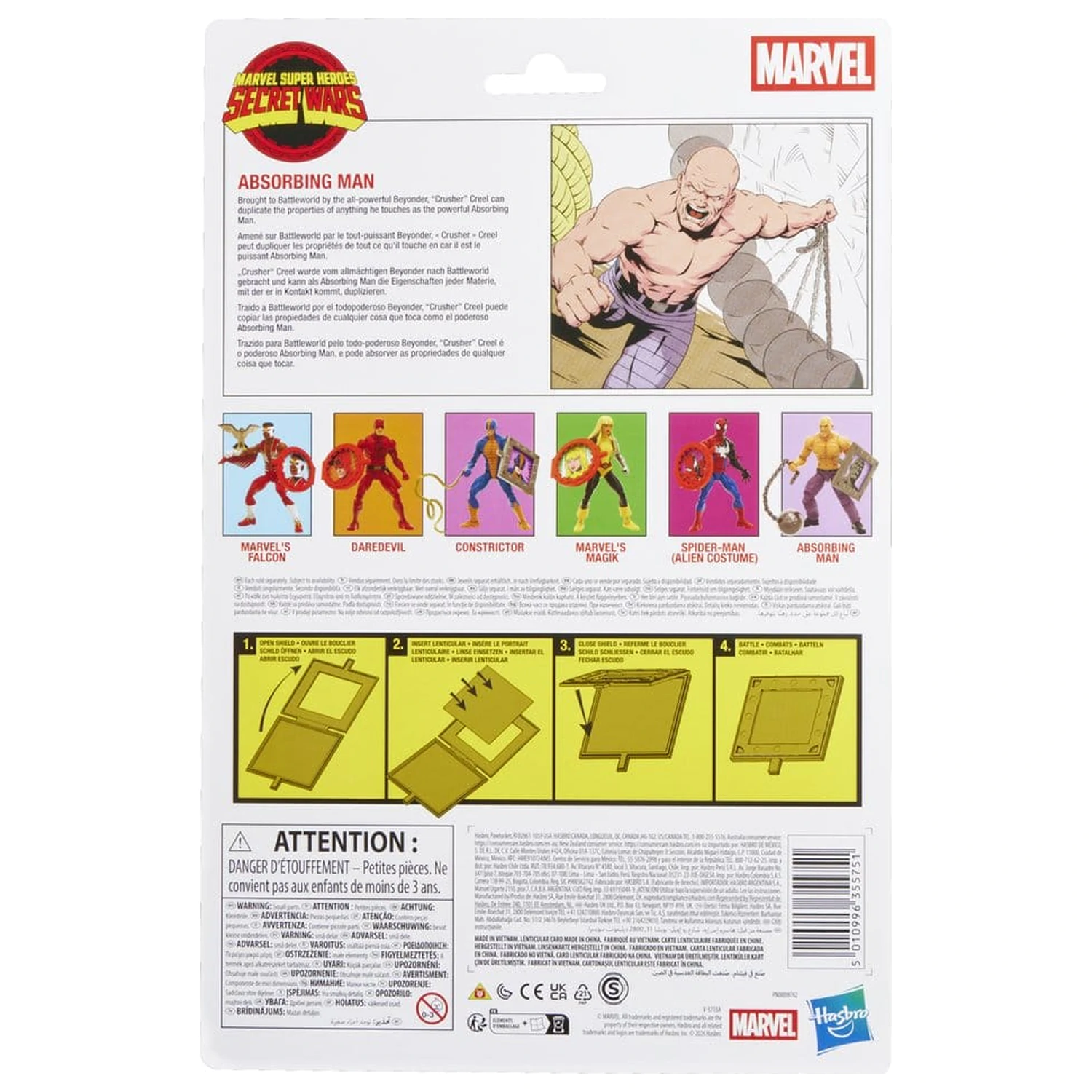 Marvel Legends Series Secret Wars Absorbing Figur 15cm Produktfoto