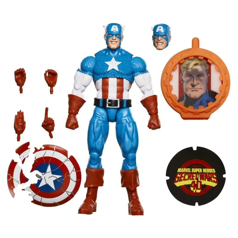 Marvel Legends Series Secret Wars Captain America Figur 15cm termékfotó