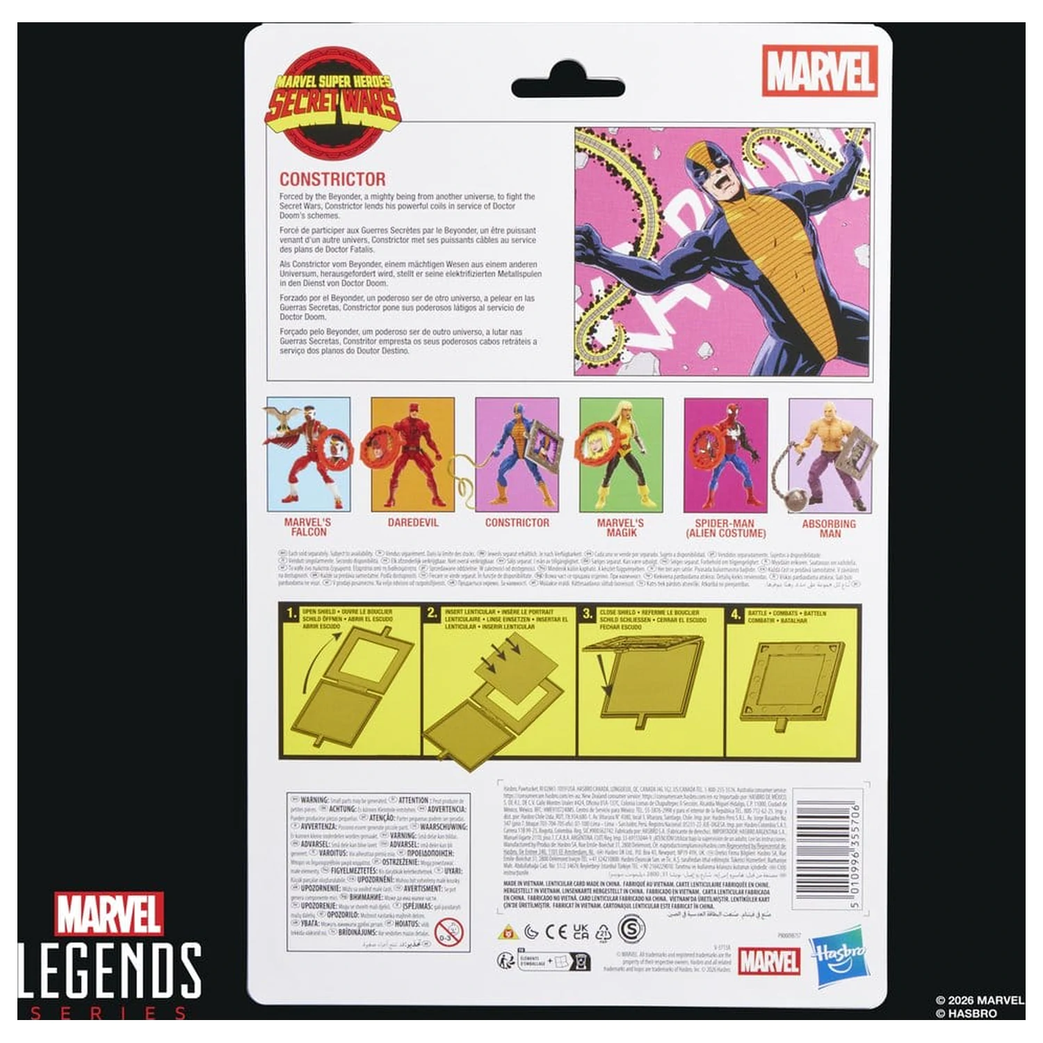 Marvel Legends Series Secret Wars Constrictor Figur 15 cm Produktfoto
