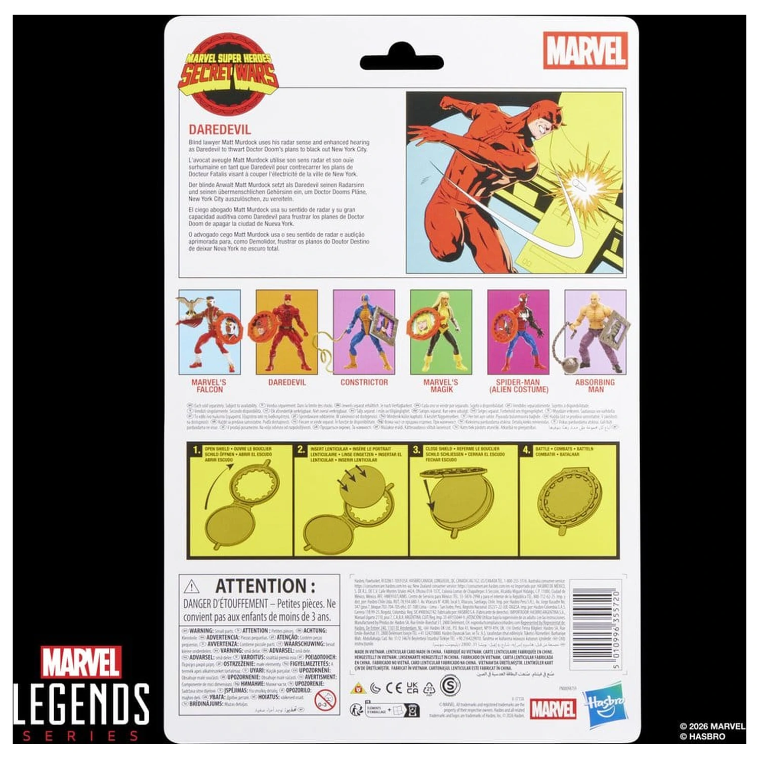 Marvel Legends Series Secret Wars Daredevil Figur 15cm Produktfoto