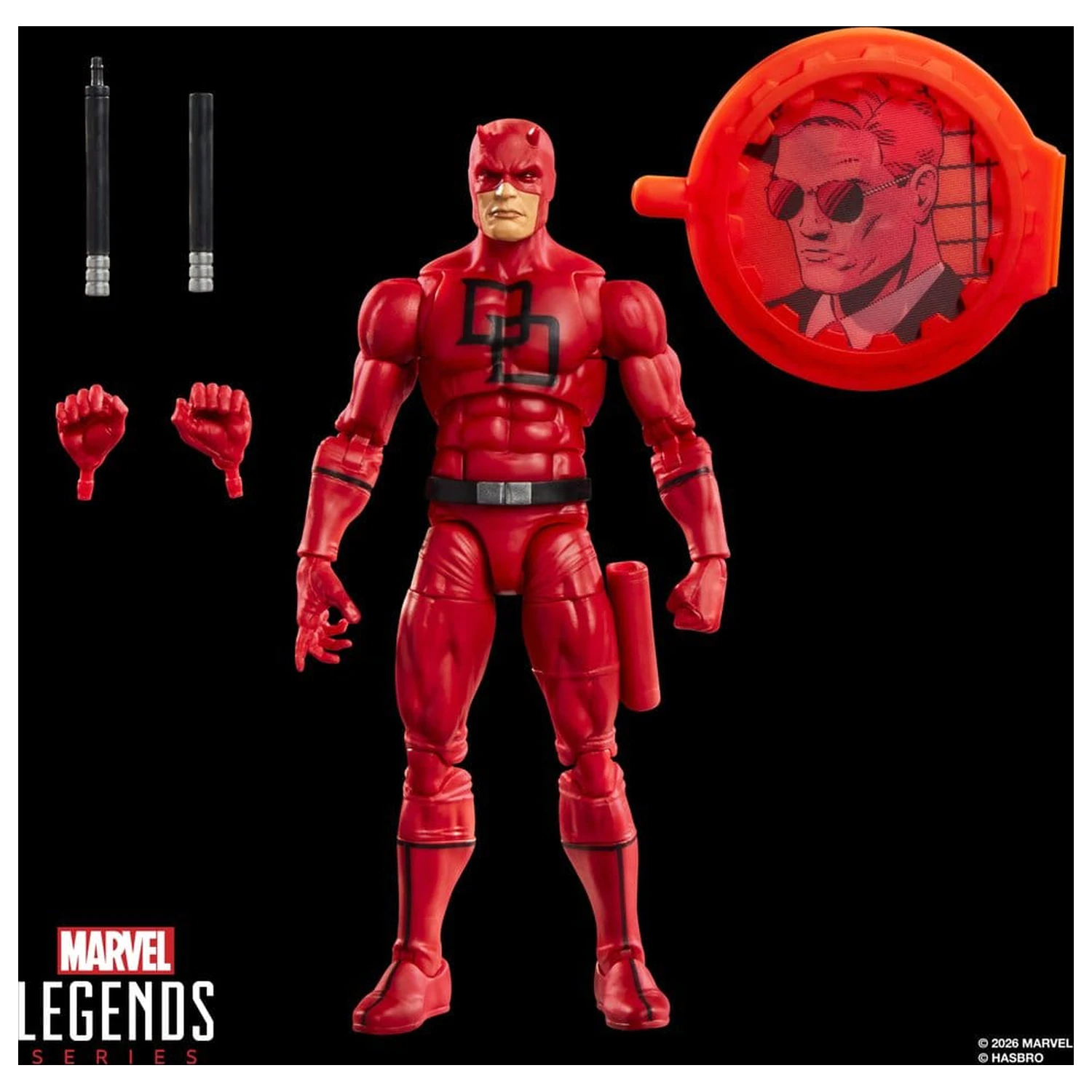Marvel Legends Series Secret Wars Daredevil Figur 15cm Produktfoto