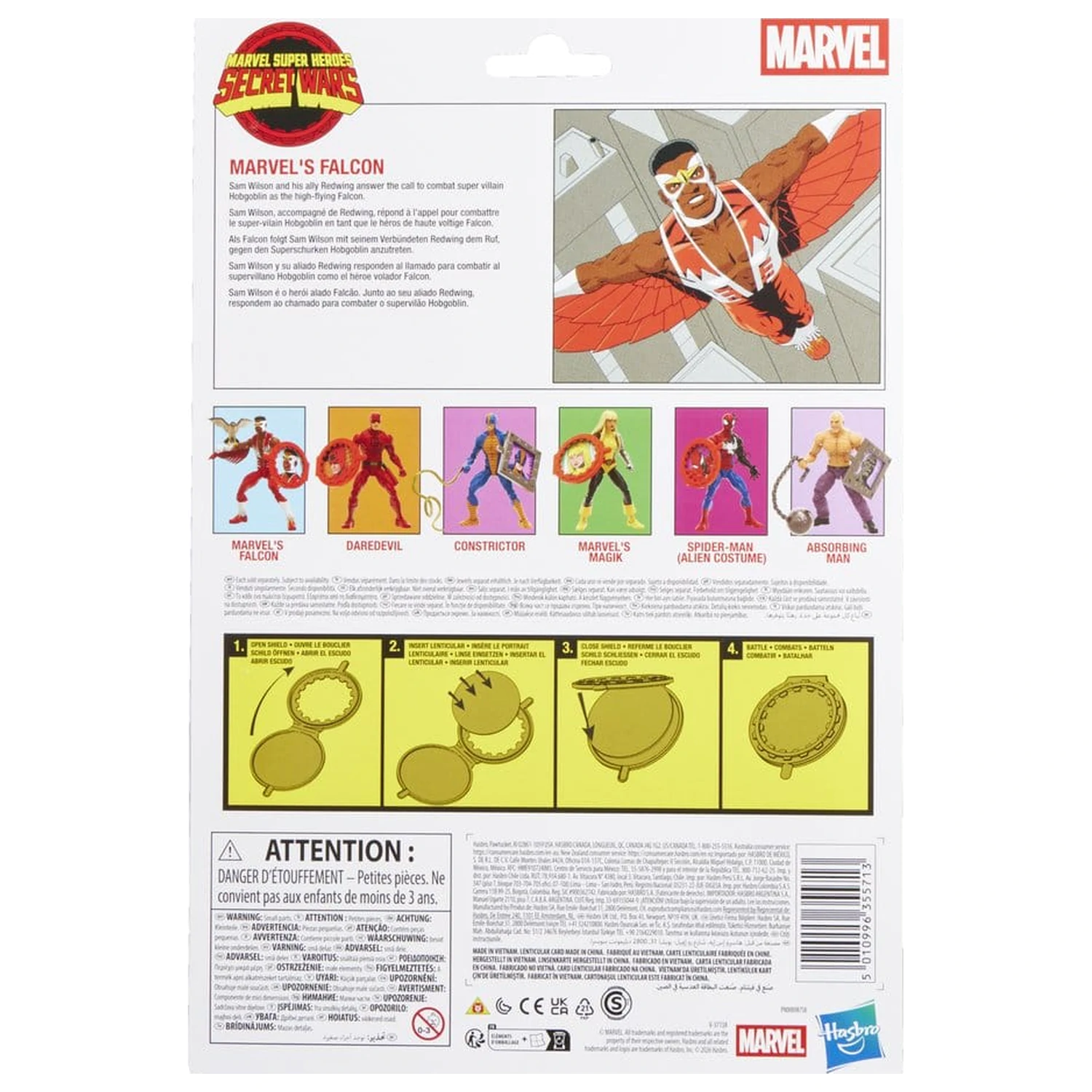 Marvel Legends Series Secret Wars Marvel's Falcon Figur 15cm Produktfoto