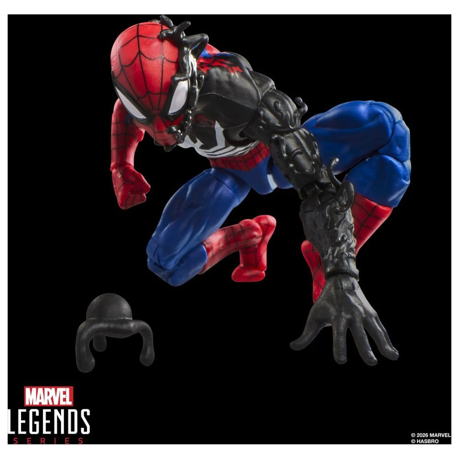 Marvel Legends Series Secret Wars Spiderman Alien Costume Figur 15cm Produktfoto
