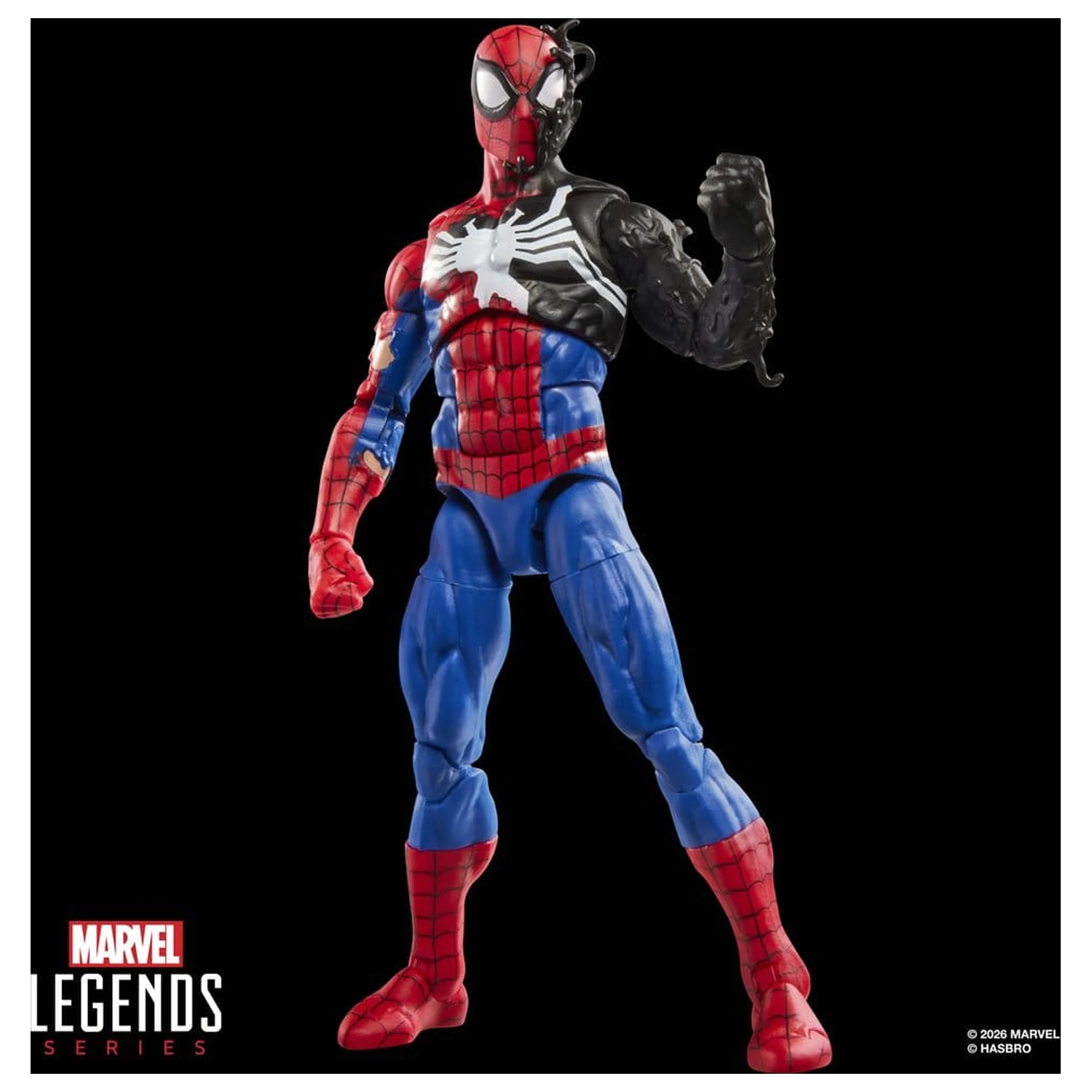 Marvel Legends Series Secret Wars Spiderman Alien Costume Figur 15cm Produktfoto