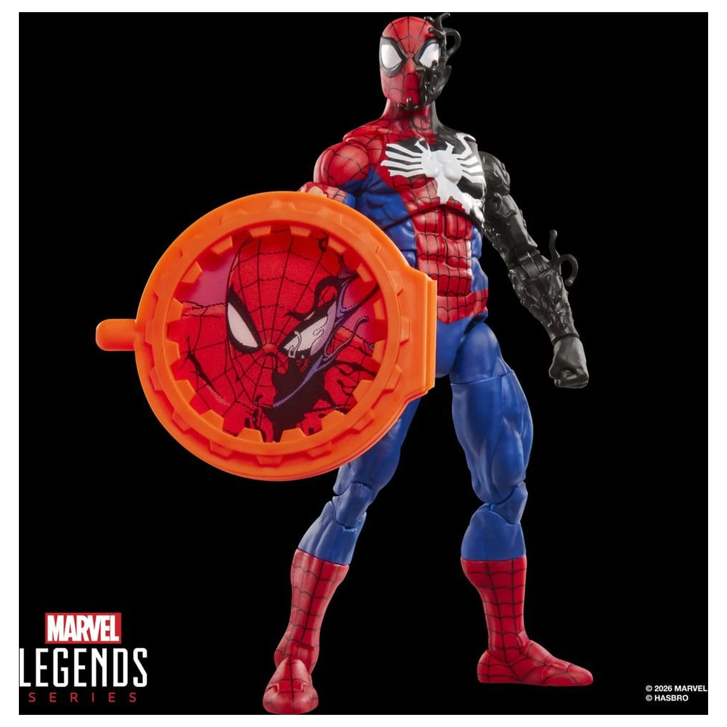 Marvel Legends Series Secret Wars Spiderman Alien Costume Figur 15cm Produktfoto