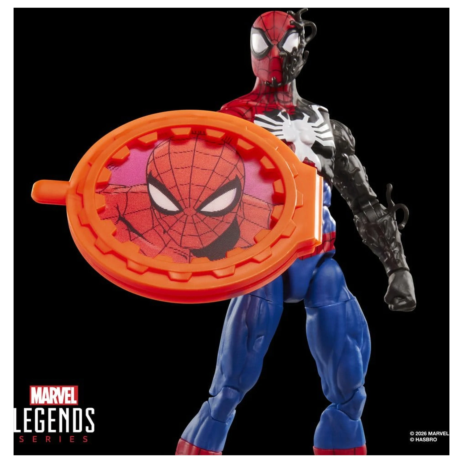 Marvel Legends Series Secret Wars Spiderman Alien Costume Figur 15cm Produktfoto