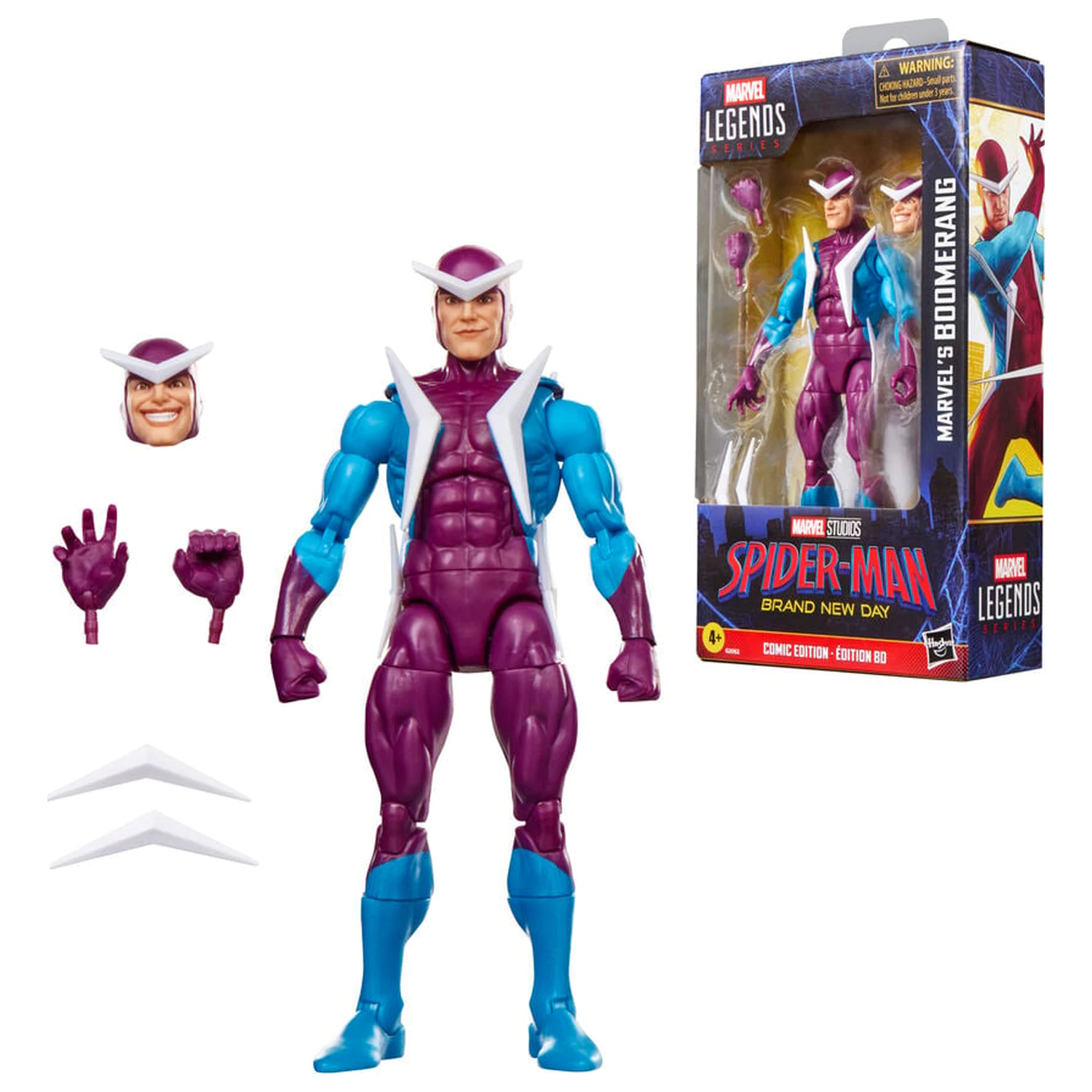 Marvel Legends Serie Spider-Man Brand New Day Marvel's Boomerang Figur 15cm Produktfoto