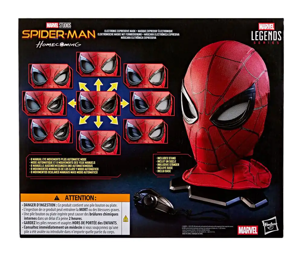 Marvel Legends Series Spider-Man: Homecoming elektronische Maske Produktfoto