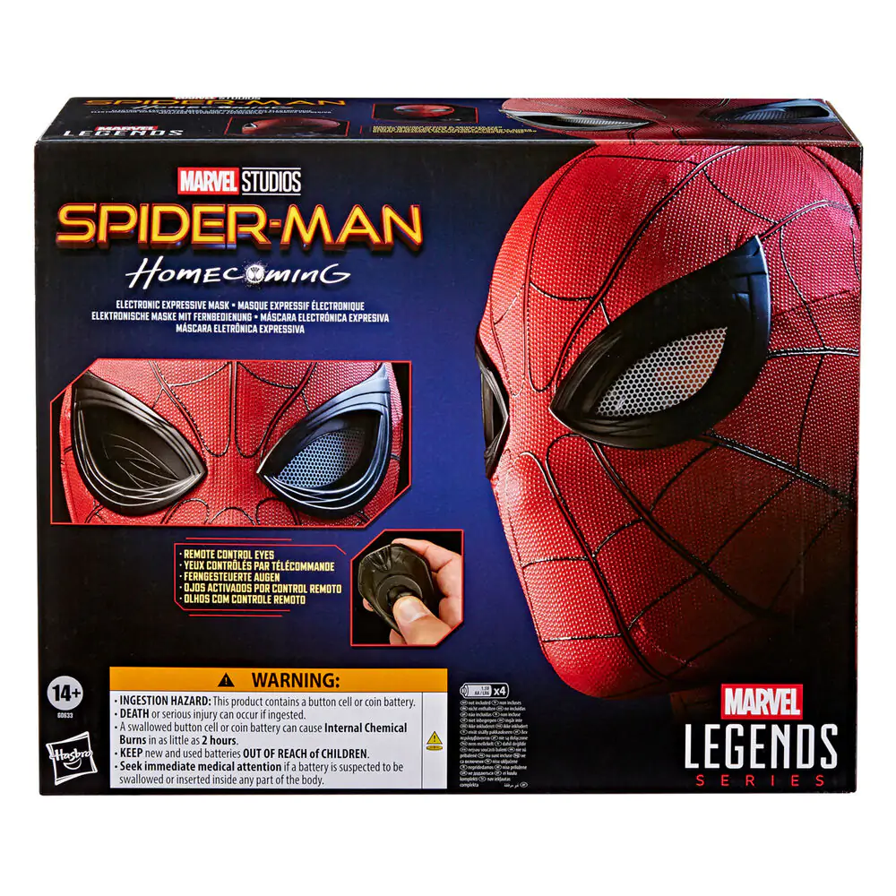 Marvel Legends Series Spider-Man: Homecoming elektronische Maske Produktfoto