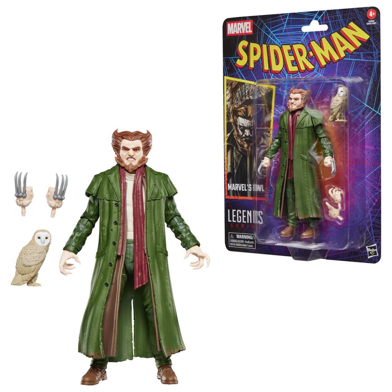 Marvel Legends Series Spider-Man Owl Figur 15cm Produktfoto