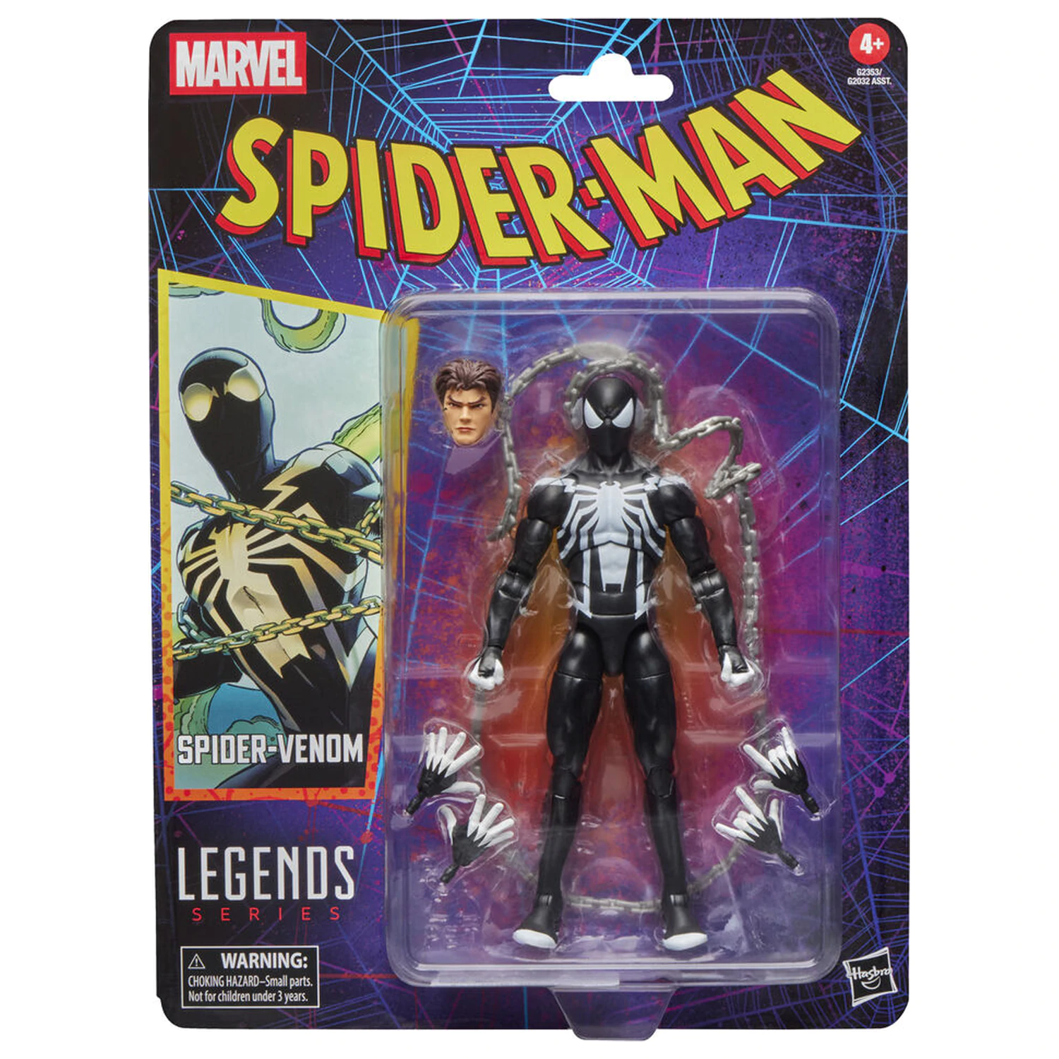 Marvel Legends Series Spider-Man Spider-Venom Figur 15cm Produktfoto