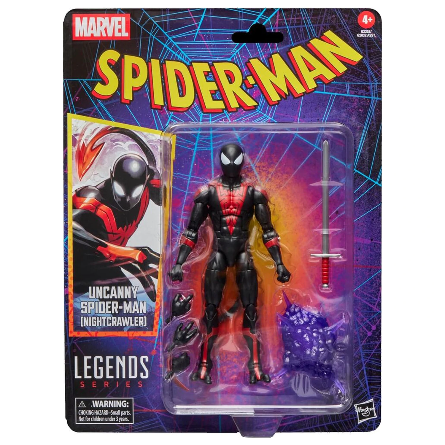 Marvel Legends Series Spider-Man Uncanny Spider-Man Nightcrawler Figur 15cm Produktfoto