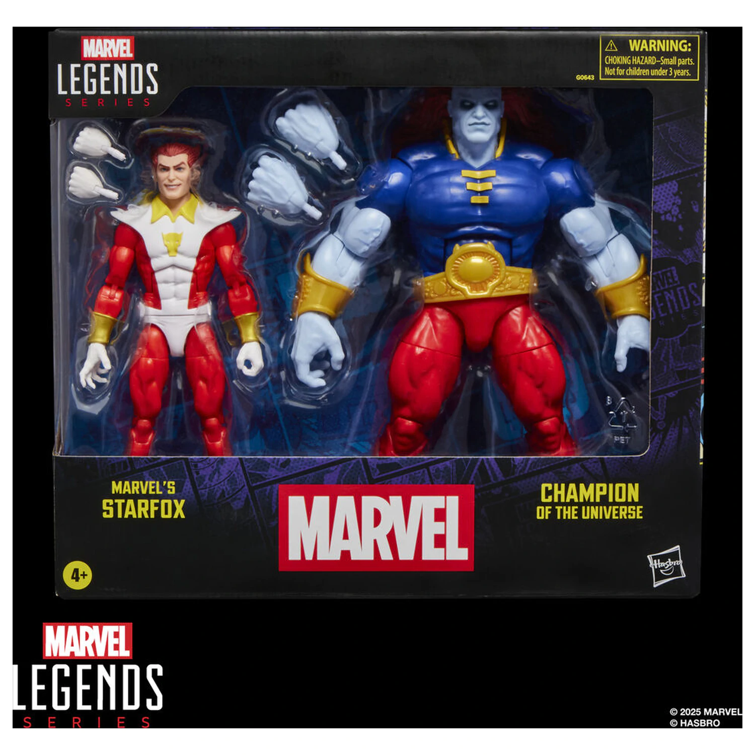 Marvel Legends Serie Starfox & Champion of the Universe Pack 2 Figuren 15 cm Produktfoto
