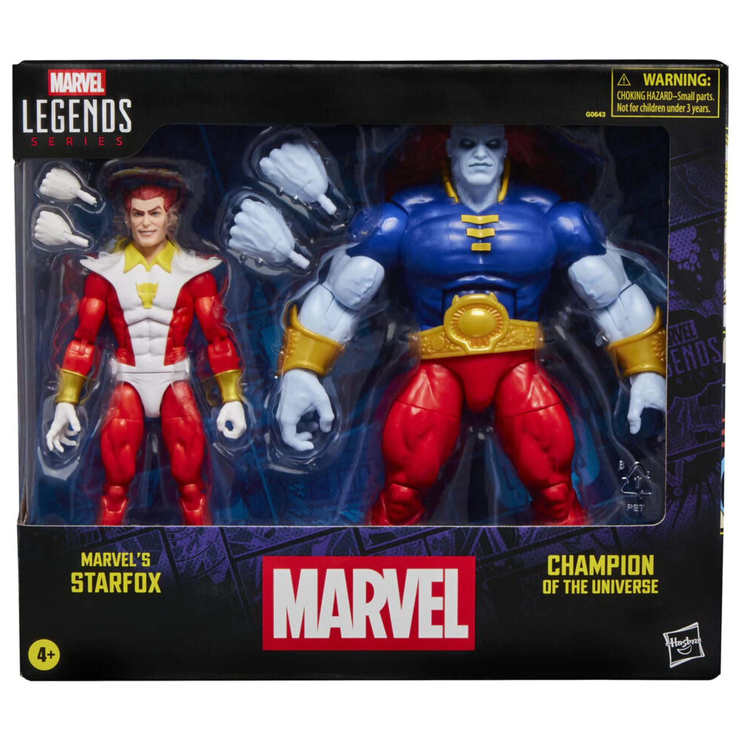 Marvel Legends Serie Starfox & Champion of the Universe Pack 2 Figuren 15 cm Produktfoto