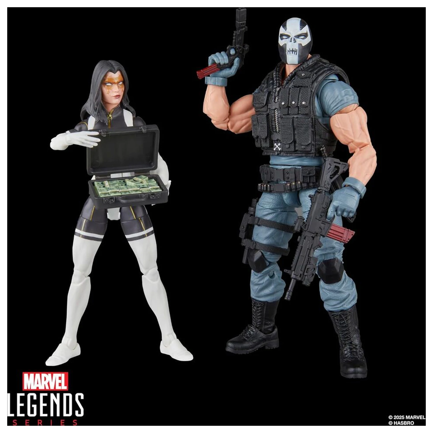 Marvel Legends Series Super Villains Madame Masque & Crossbones Doppelpack 2 Figuren 15cm Produktfoto