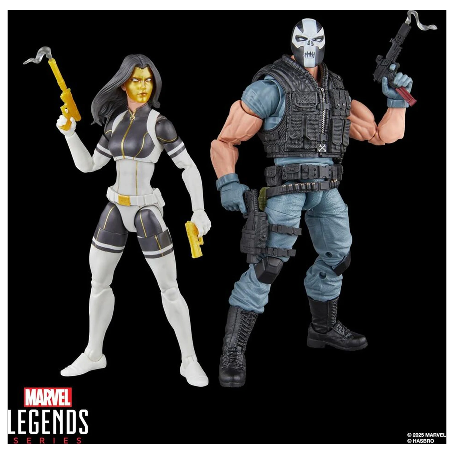 Marvel Legends Series Super Villains Madame Masque & Crossbones Doppelpack 2 Figuren 15cm Produktfoto