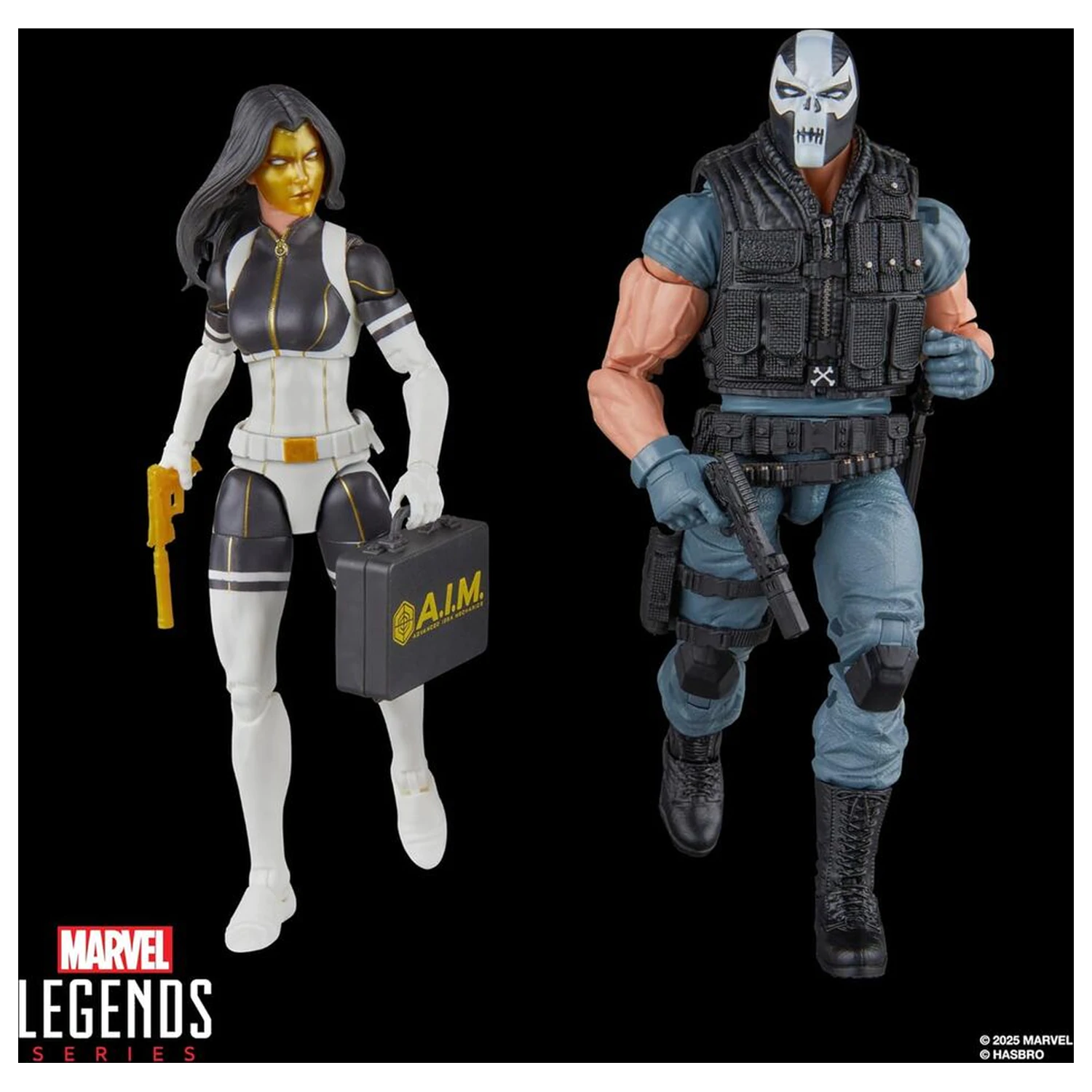 Marvel Legends Series Super Villains Madame Masque & Crossbones Doppelpack 2 Figuren 15cm Produktfoto