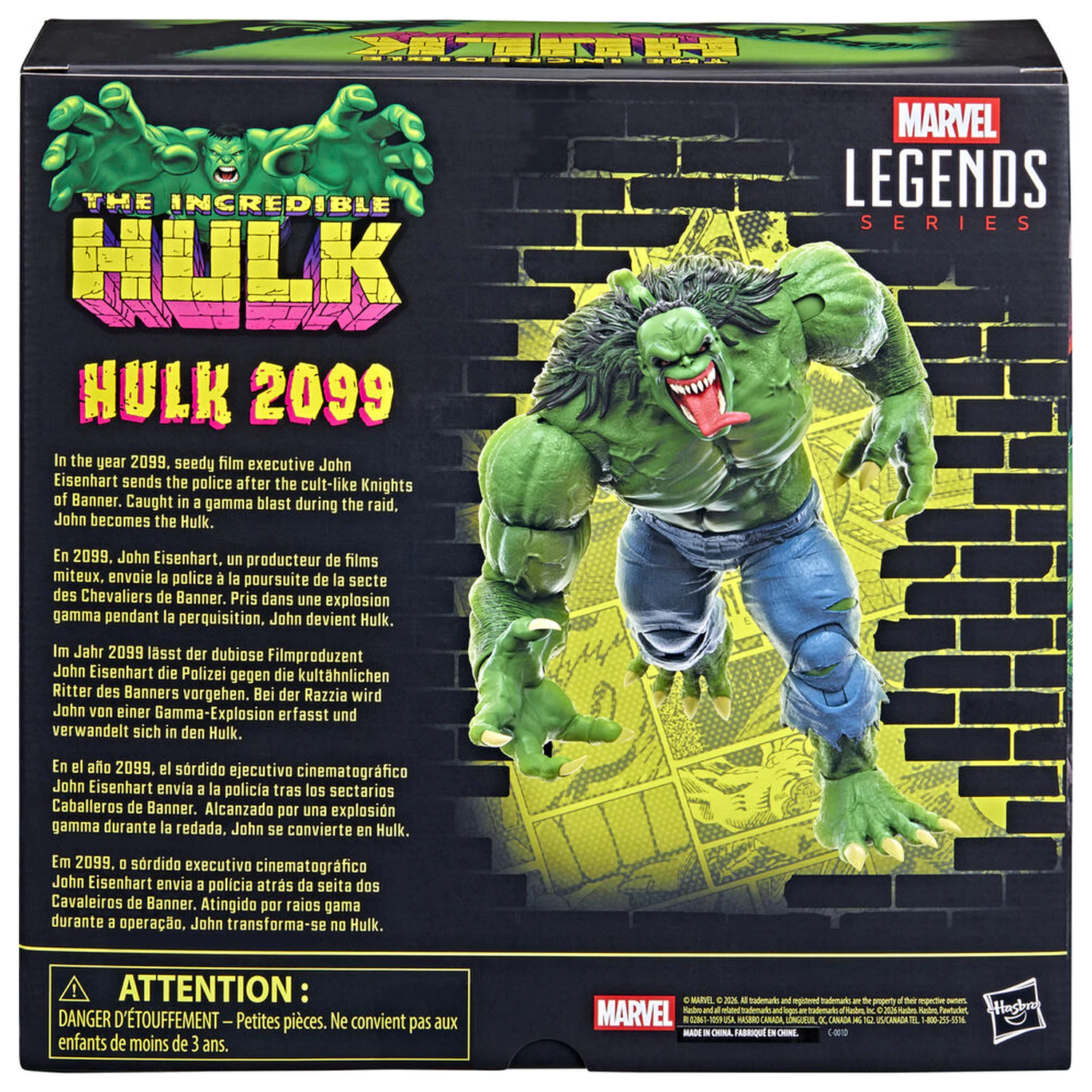 Marvel Legends Series The Incredible Hulk - Hulk 2099 Figur 15cm Produktfoto
