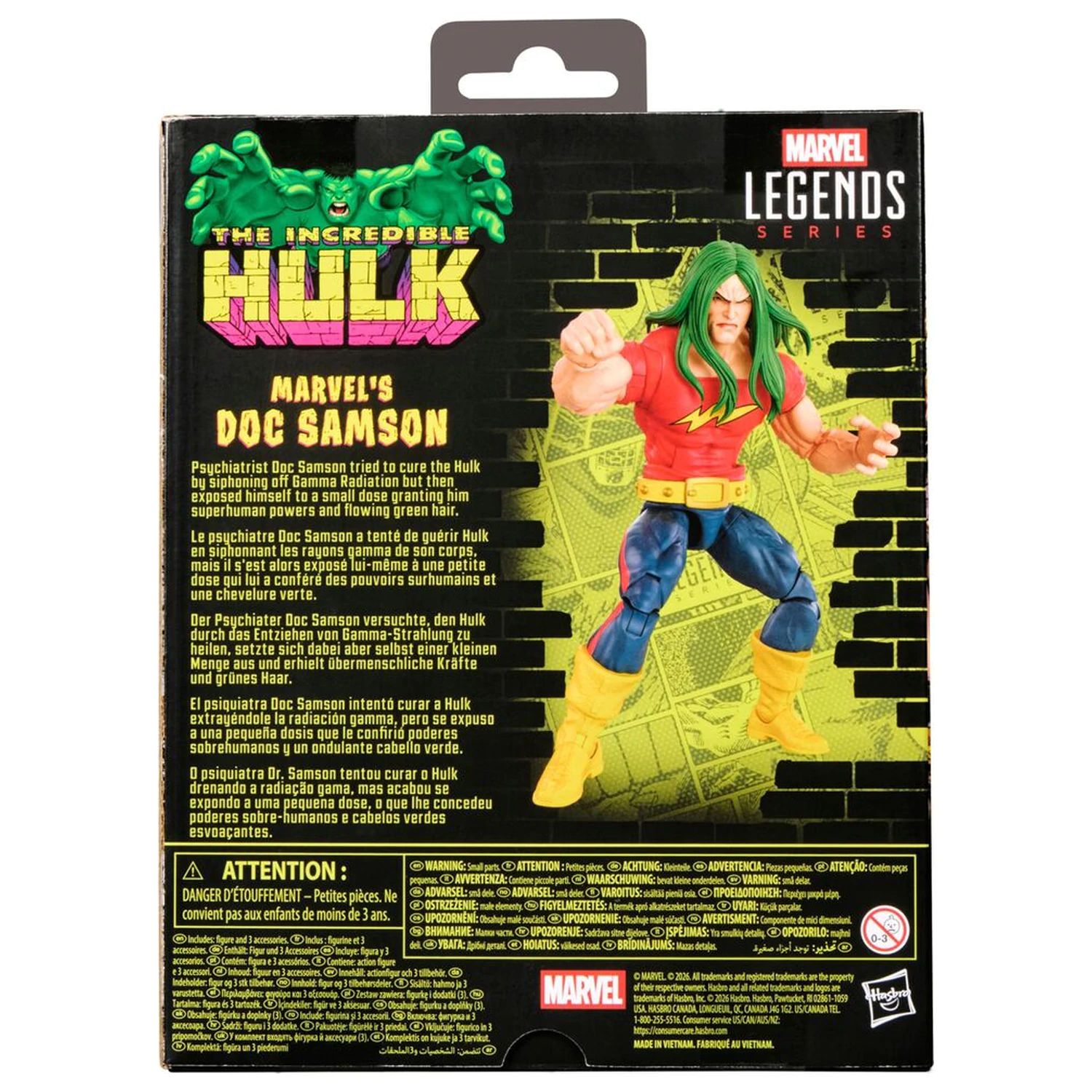 Marvel Legends Series The Incredible Hulk Marvels DOC Samson 15 cm große Figur Produktfoto