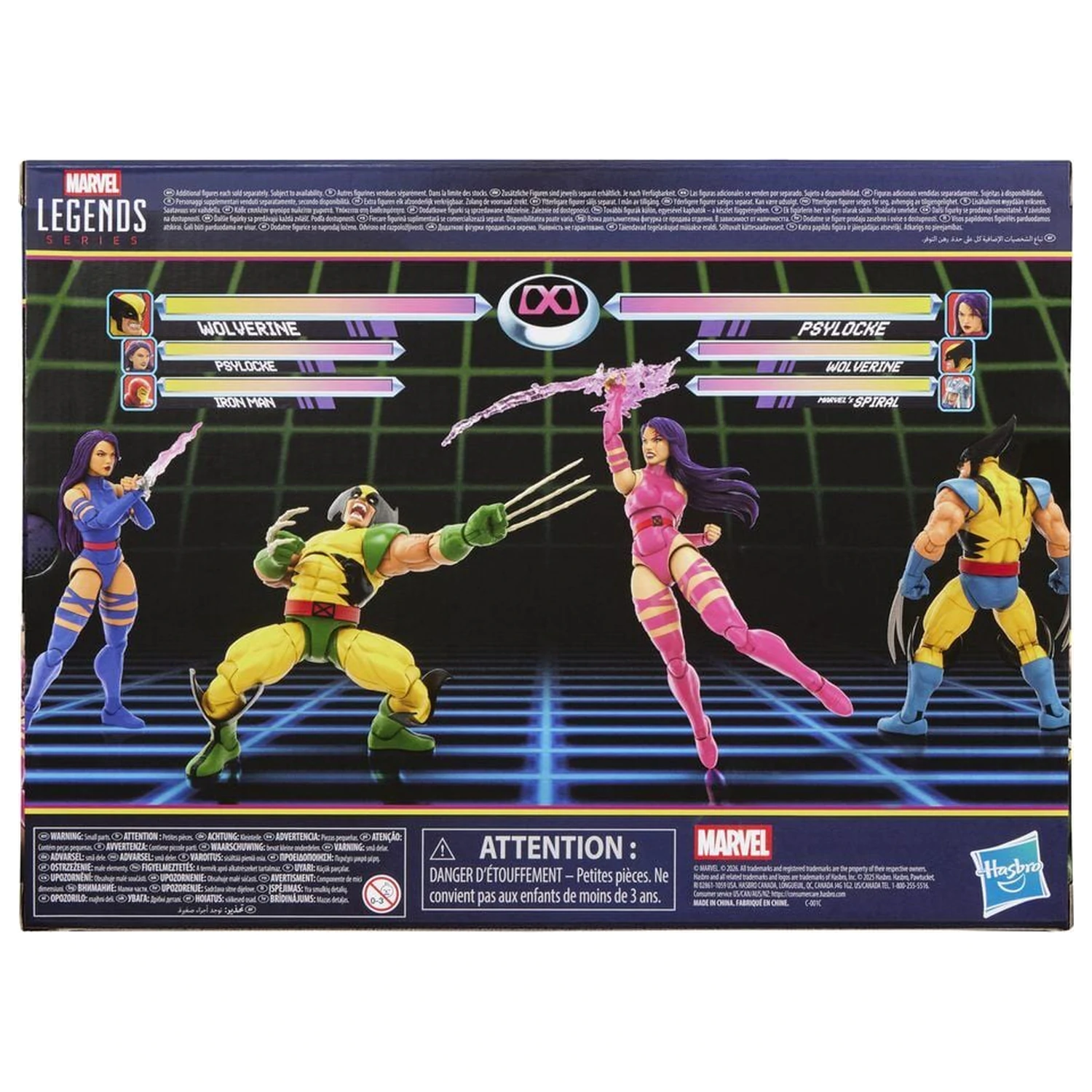 Marvel Legends Series Wolverine Vs Psylocke Pack 2 Figuren 15cm Produktfoto