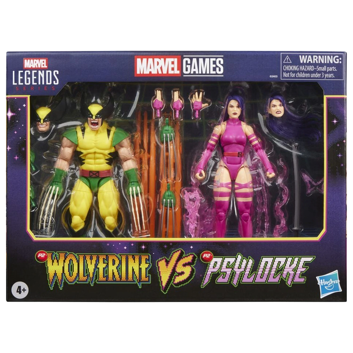 Marvel Legends Series Wolverine Vs Psylocke Pack 2 Figuren 15cm Produktfoto