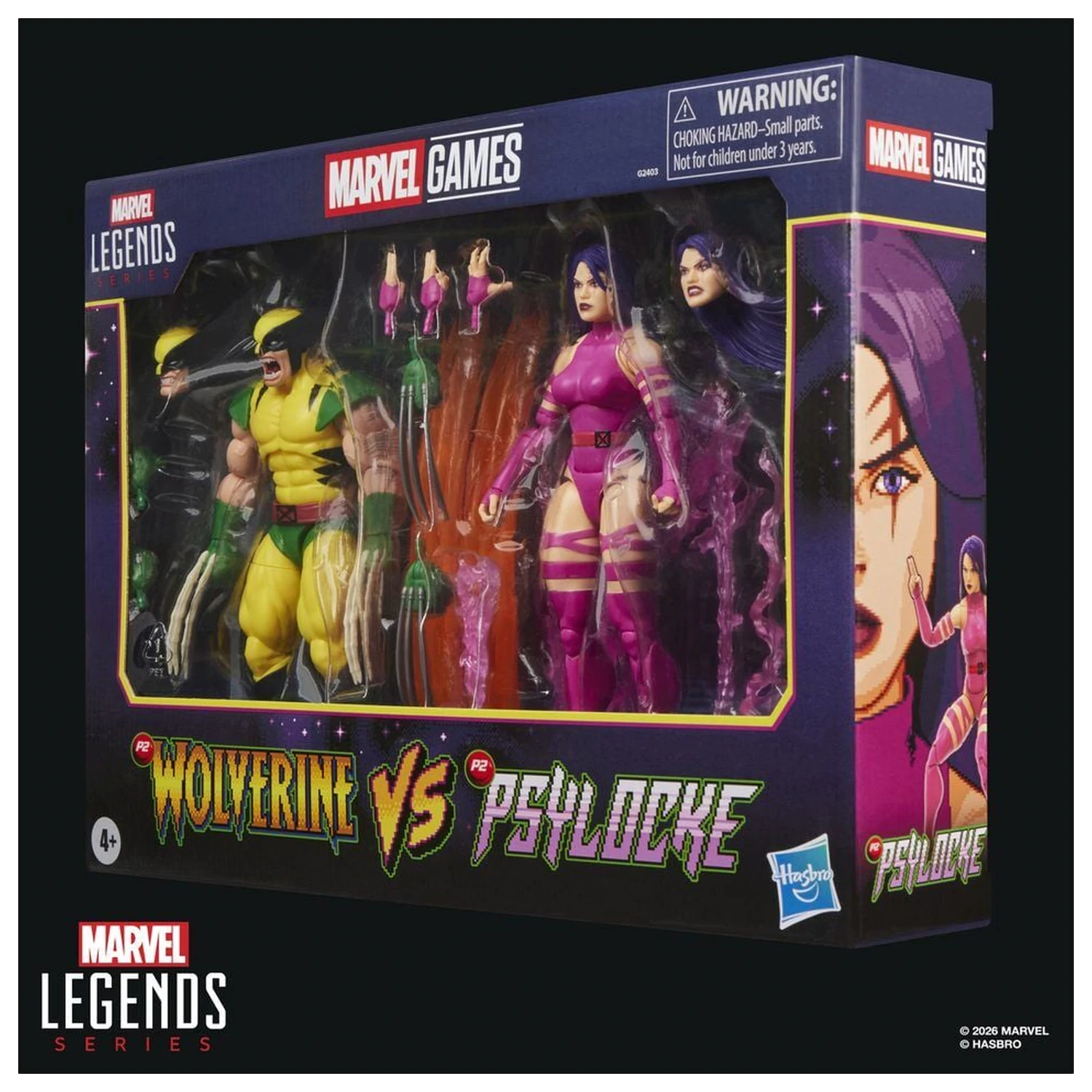 Marvel Legends Series Wolverine Vs Psylocke Pack 2 Figuren 15cm Produktfoto