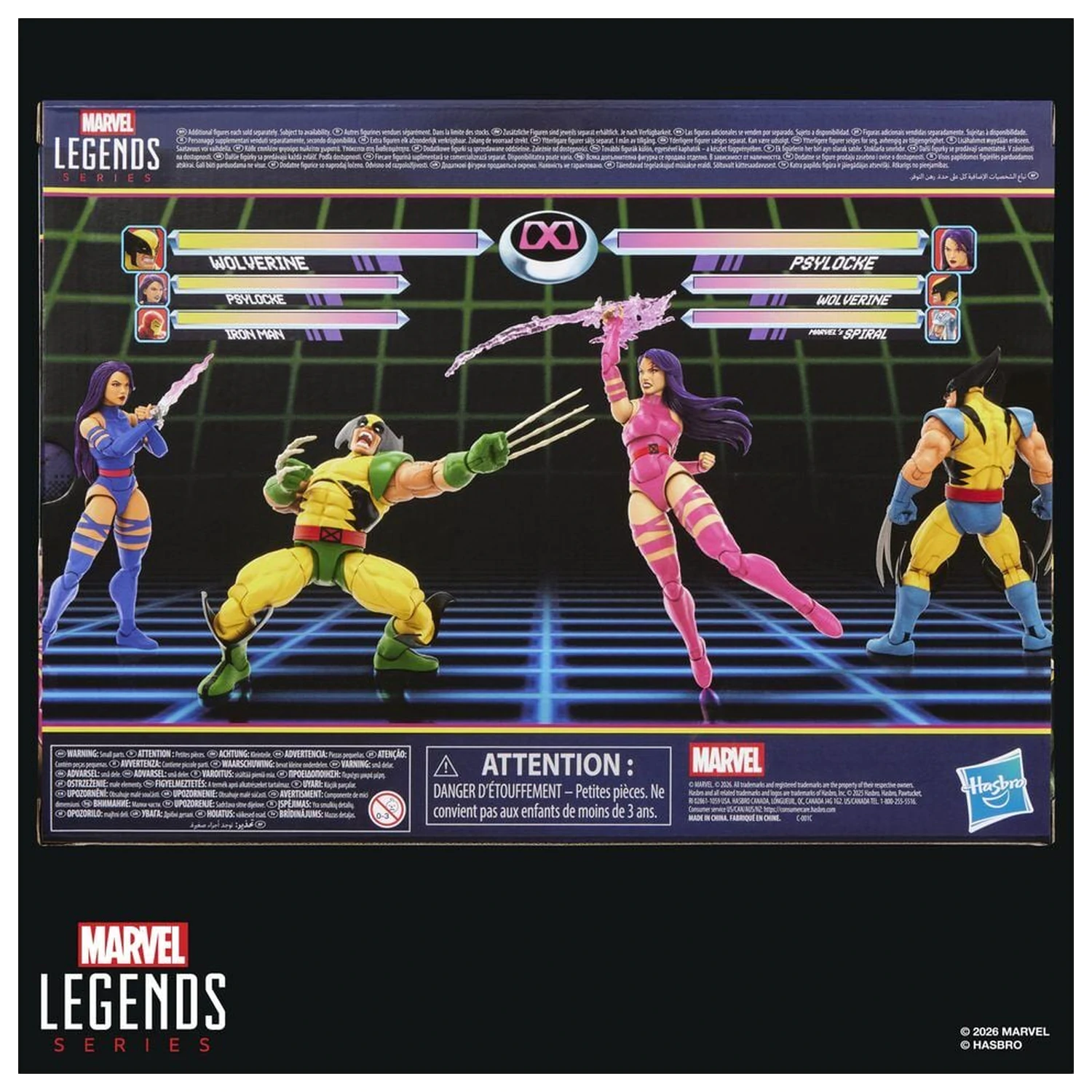 Marvel Legends Series Wolverine Vs Psylocke Pack 2 Figuren 15cm Produktfoto