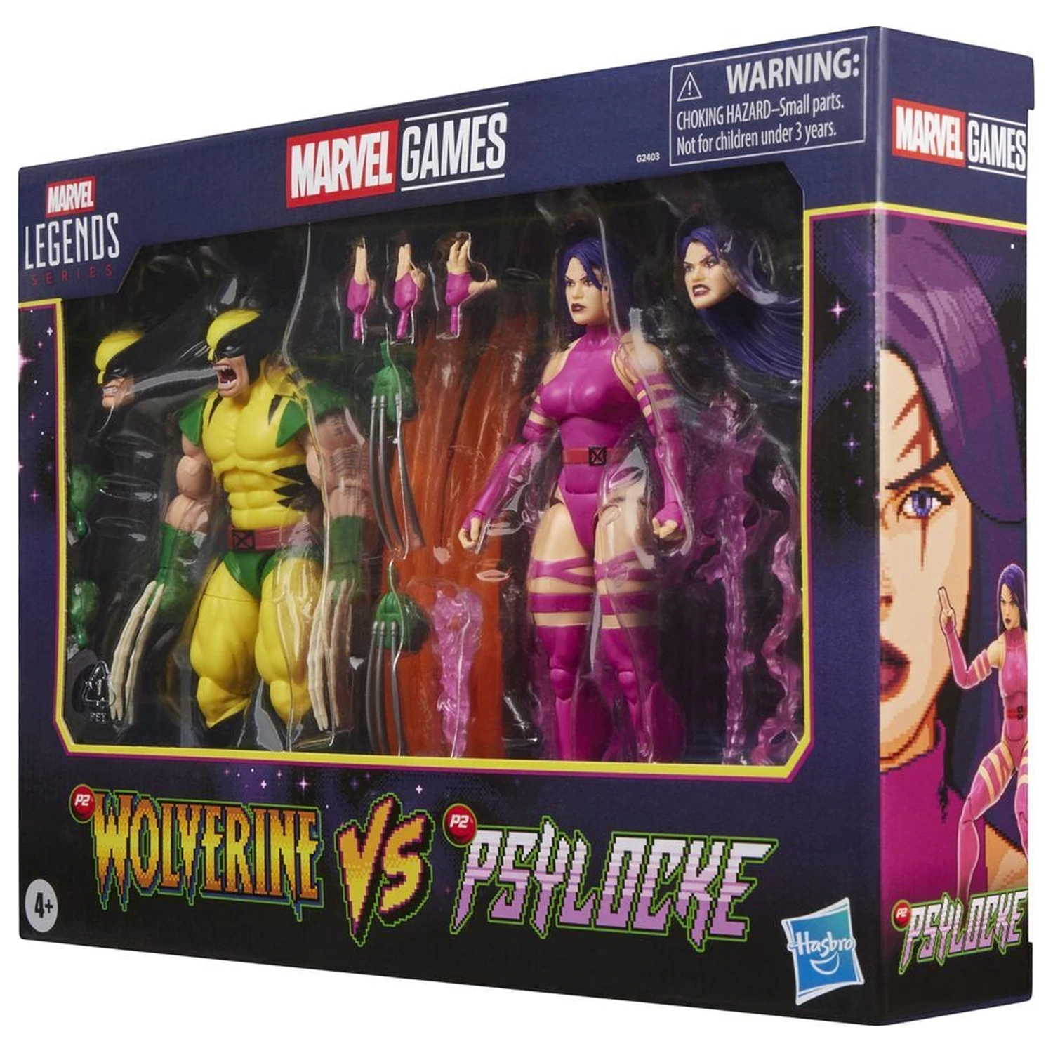 Marvel Legends Series Wolverine Vs Psylocke Pack 2 Figuren 15cm Produktfoto